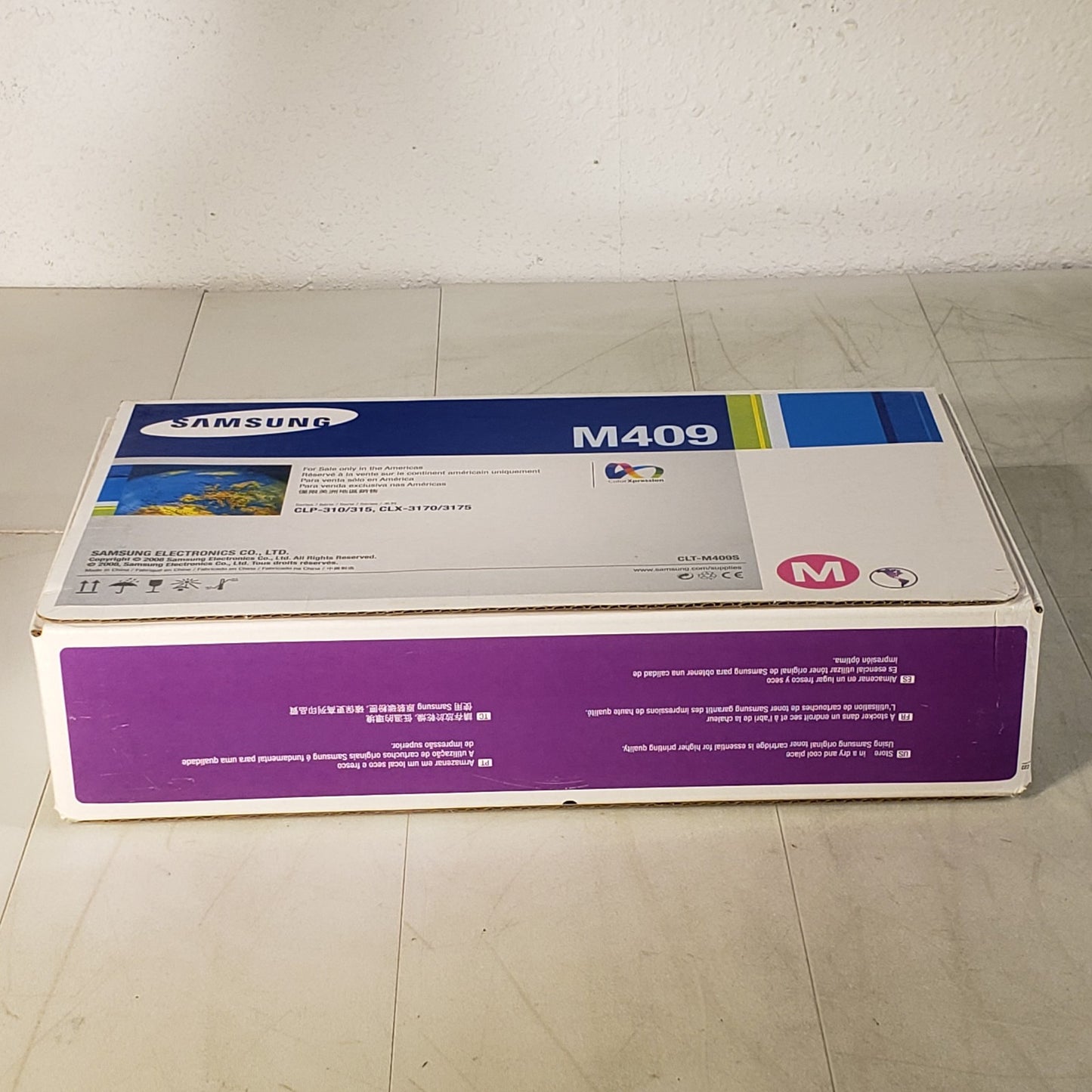 Samsung CLT-M409S Magenta Toner Cartridge CLP-310/315 CLX-3170/3175 M409