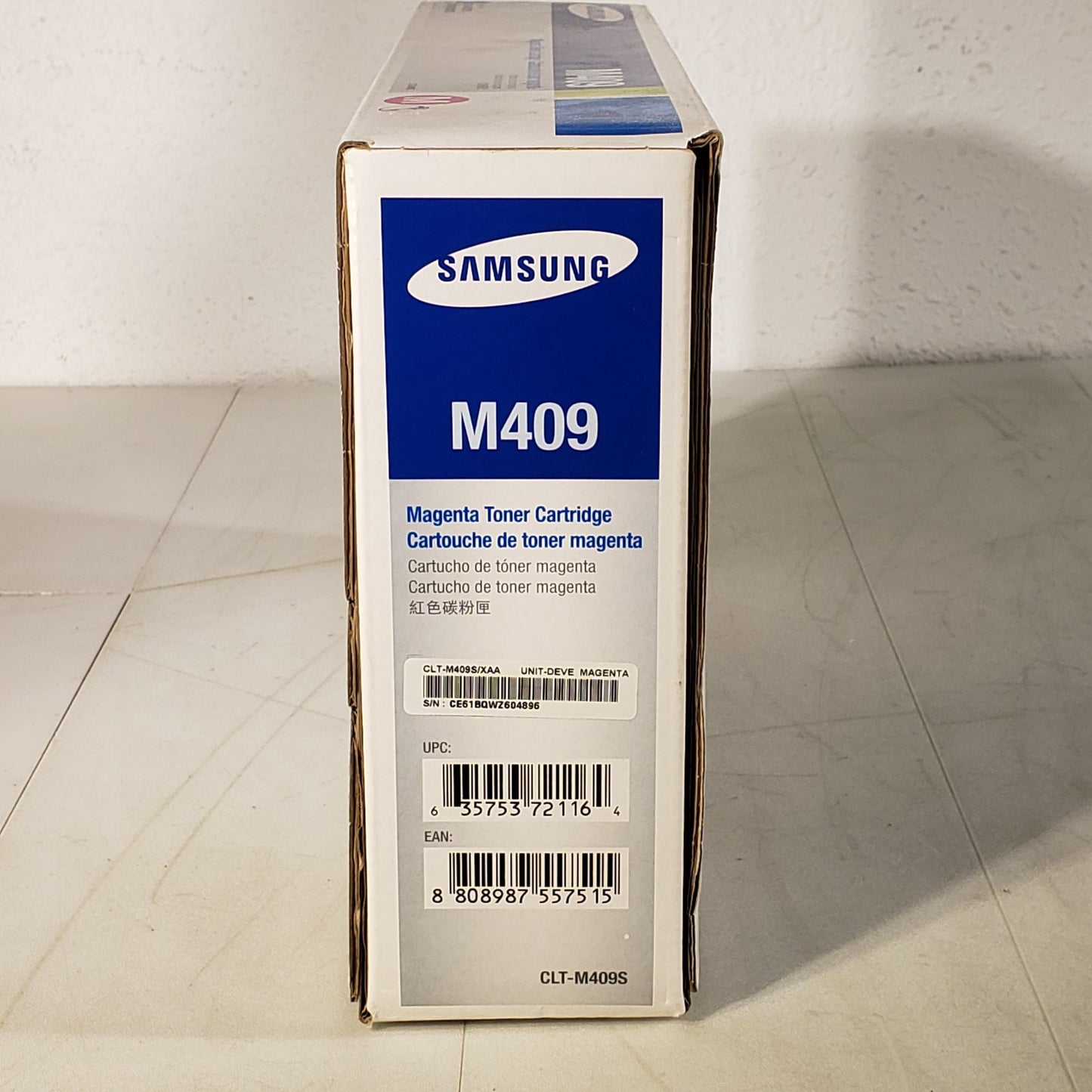 Samsung CLT-M409S Magenta Toner Cartridge CLP-310/315 CLX-3170/3175 M409