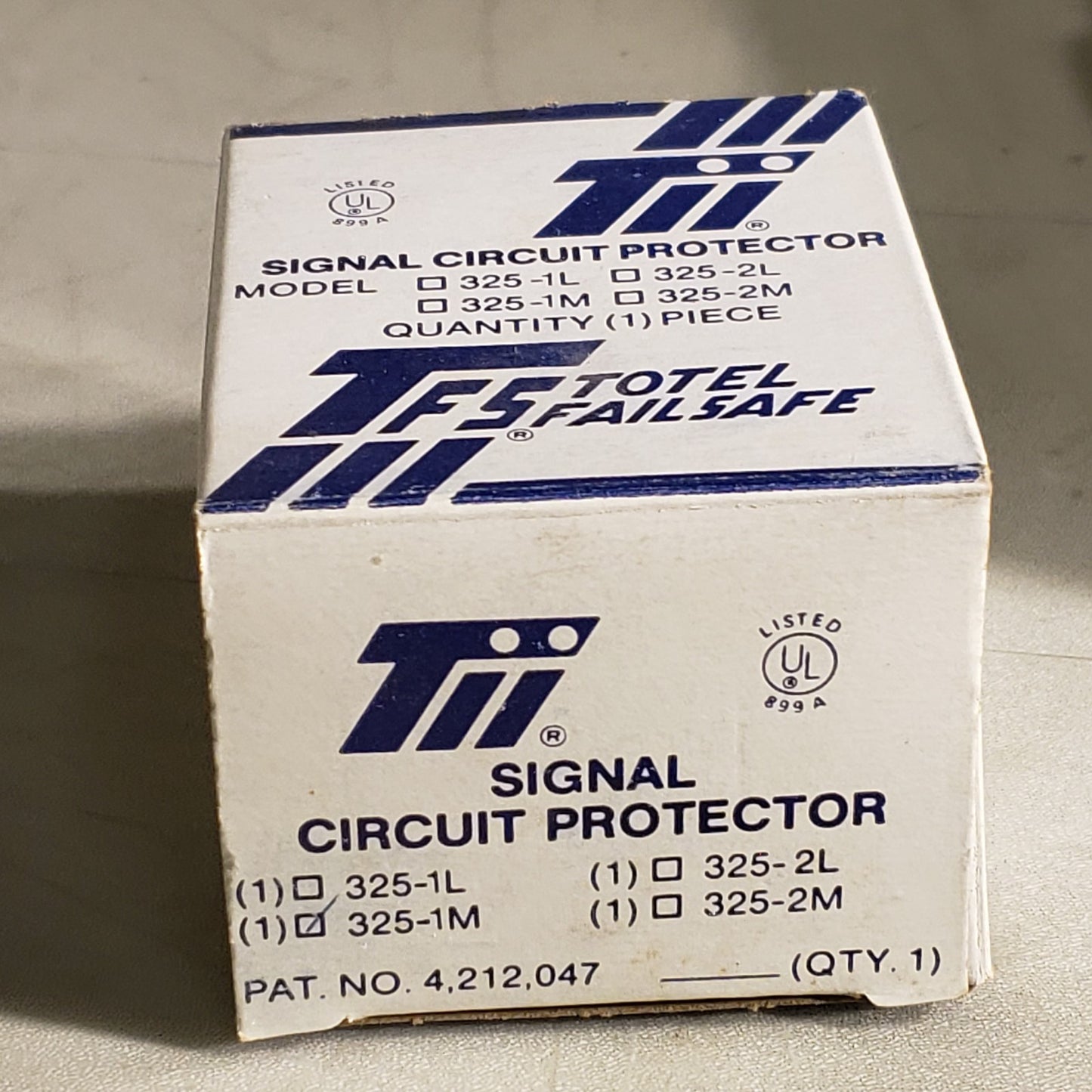 TFS 325-1M Signal Circuit Protector Total Fail Safe 4.212.047 355-M TES