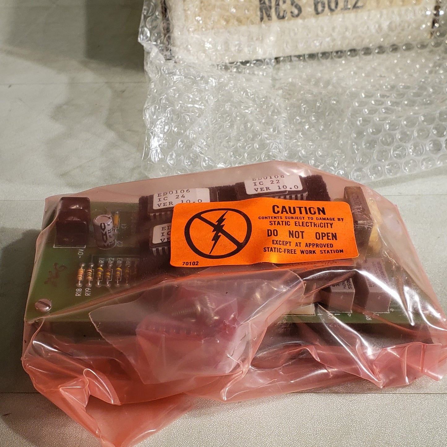 Rauland Borg TML VC 7208 with Firmware Chips Circuit Board Control PCB IC