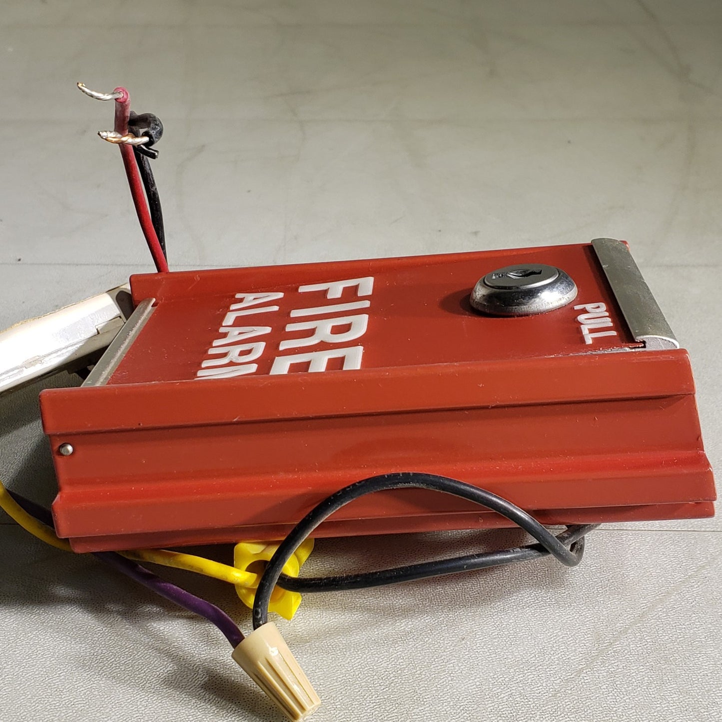 FCI MS-6 Fire Alarm Pull Station Box with FCI AMM-2 Monitor Module