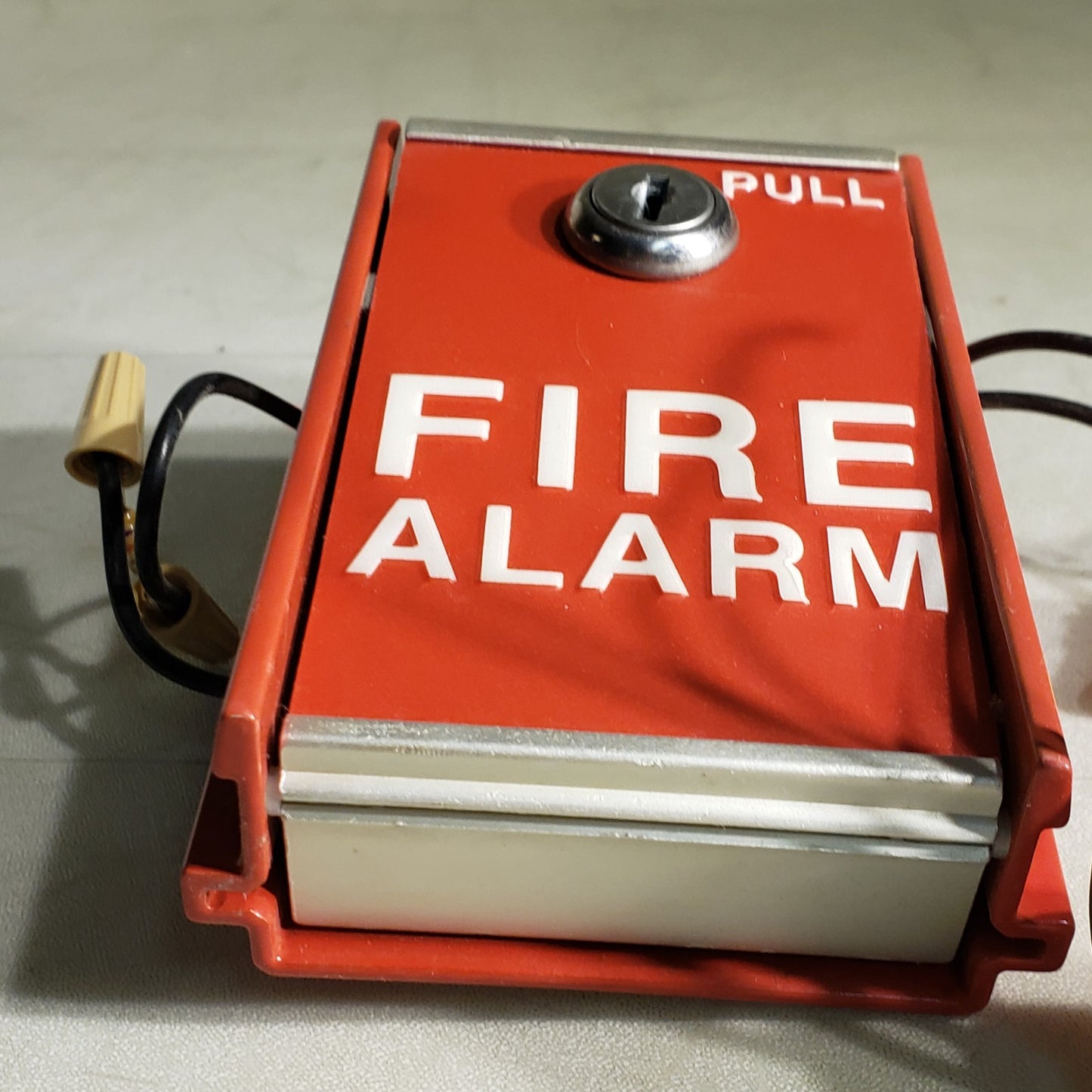 FCI MS-6 Fire Alarm Pull Station Box with FCI AMM-2 Monitor Module