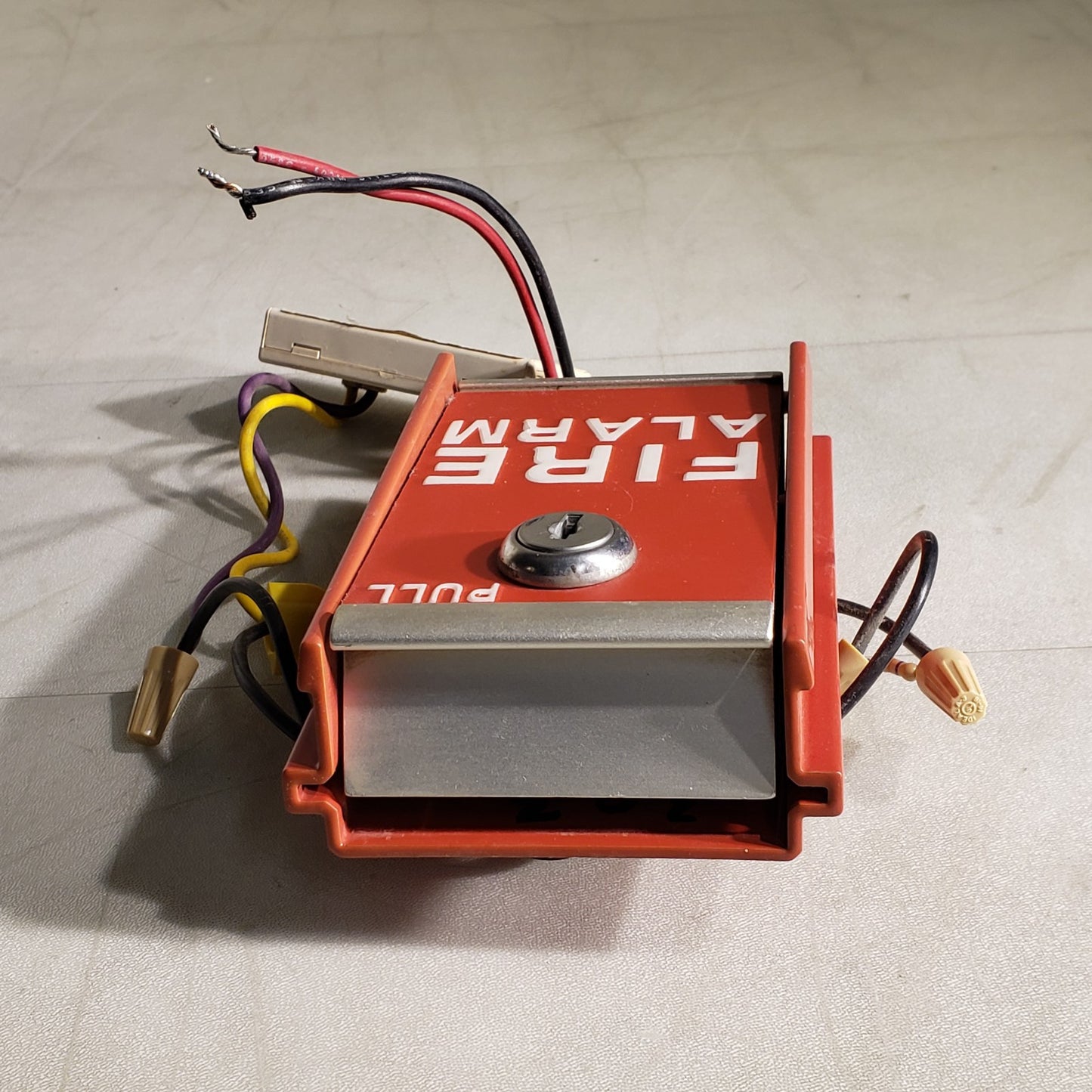 FCI MS-6 Fire Alarm Pull Station Box with FCI AMM-2 Monitor Module
