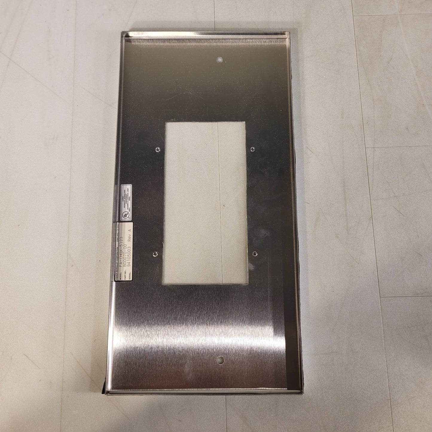 Fisher Berkeley B00070-00 Face Wall Plate FA-HGX-5 23