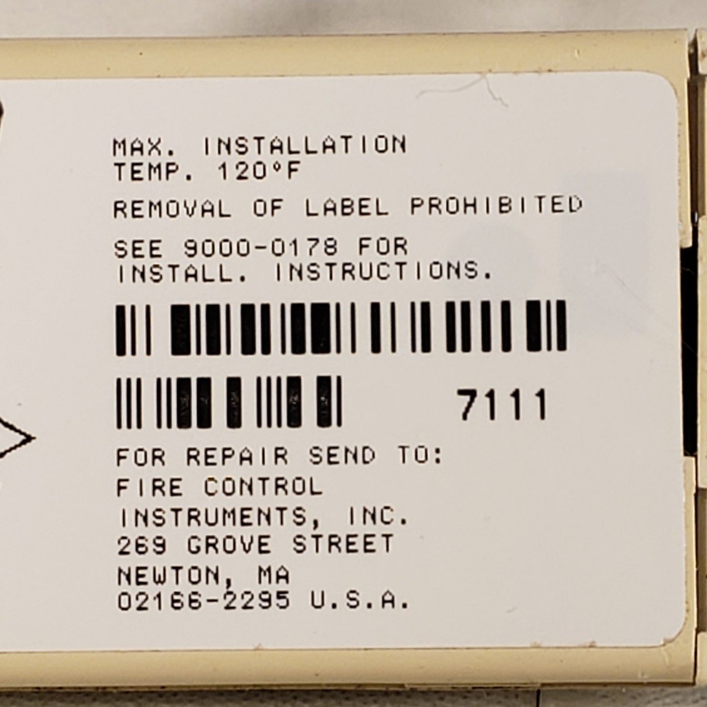 Gamewell-FCI AMM-2 Fire Alarm Monitor Module - White Honeywell 190-00002