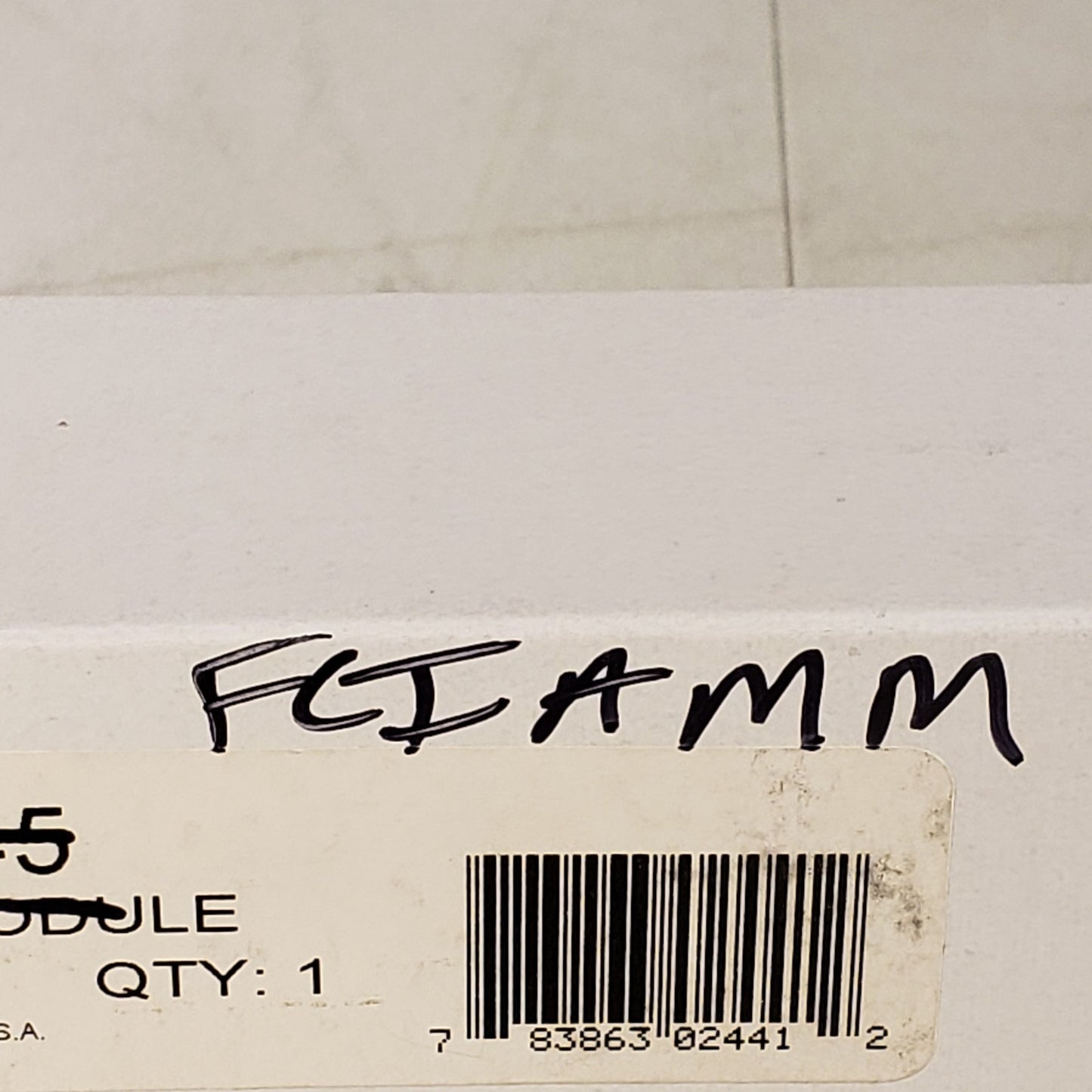 Gamewell-FCI AMM-2 Fire Alarm Monitor Module - White Honeywell 190-00002