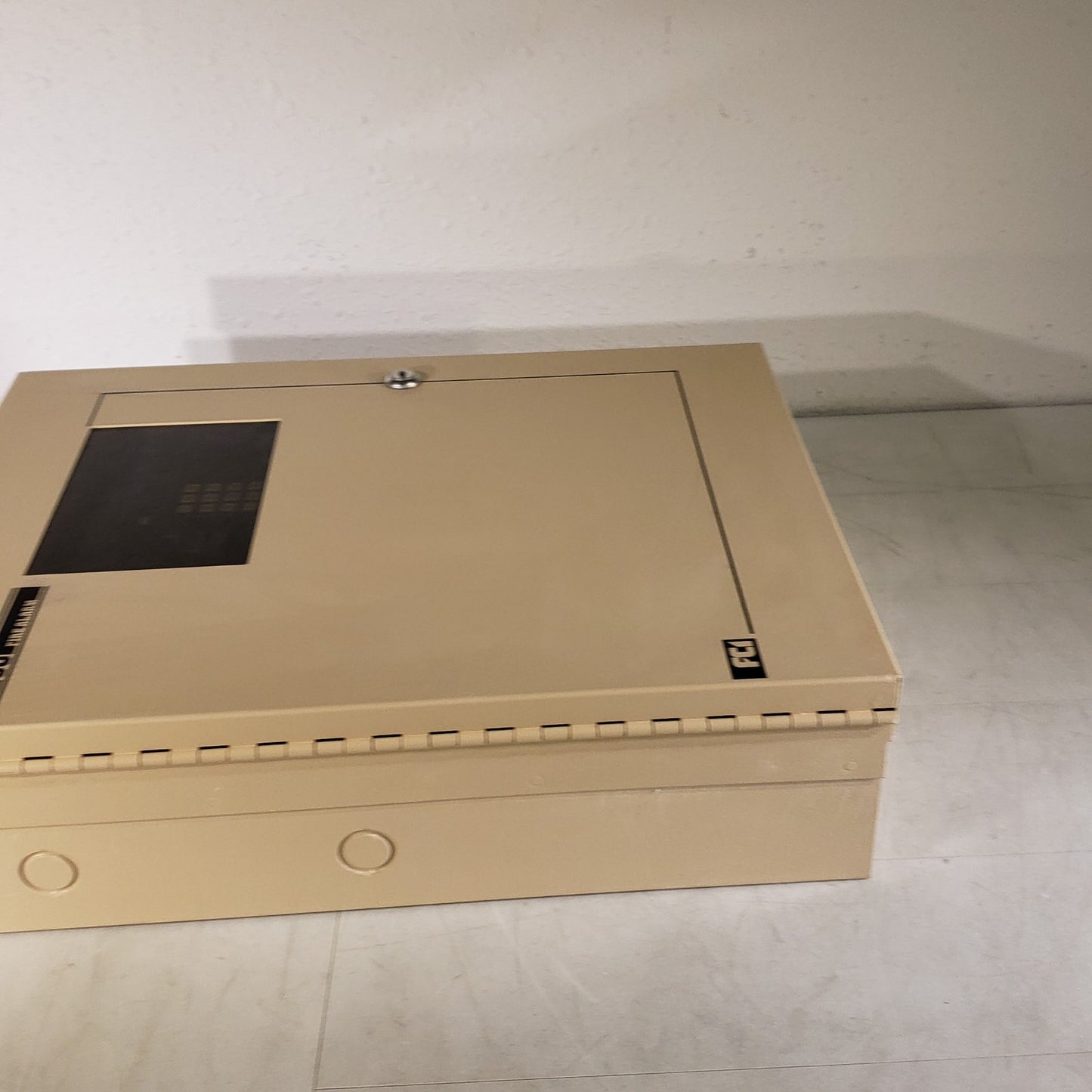 FCI 7200 Fire Alarm Control Box With Key Pad KDU - Incomplete Panel