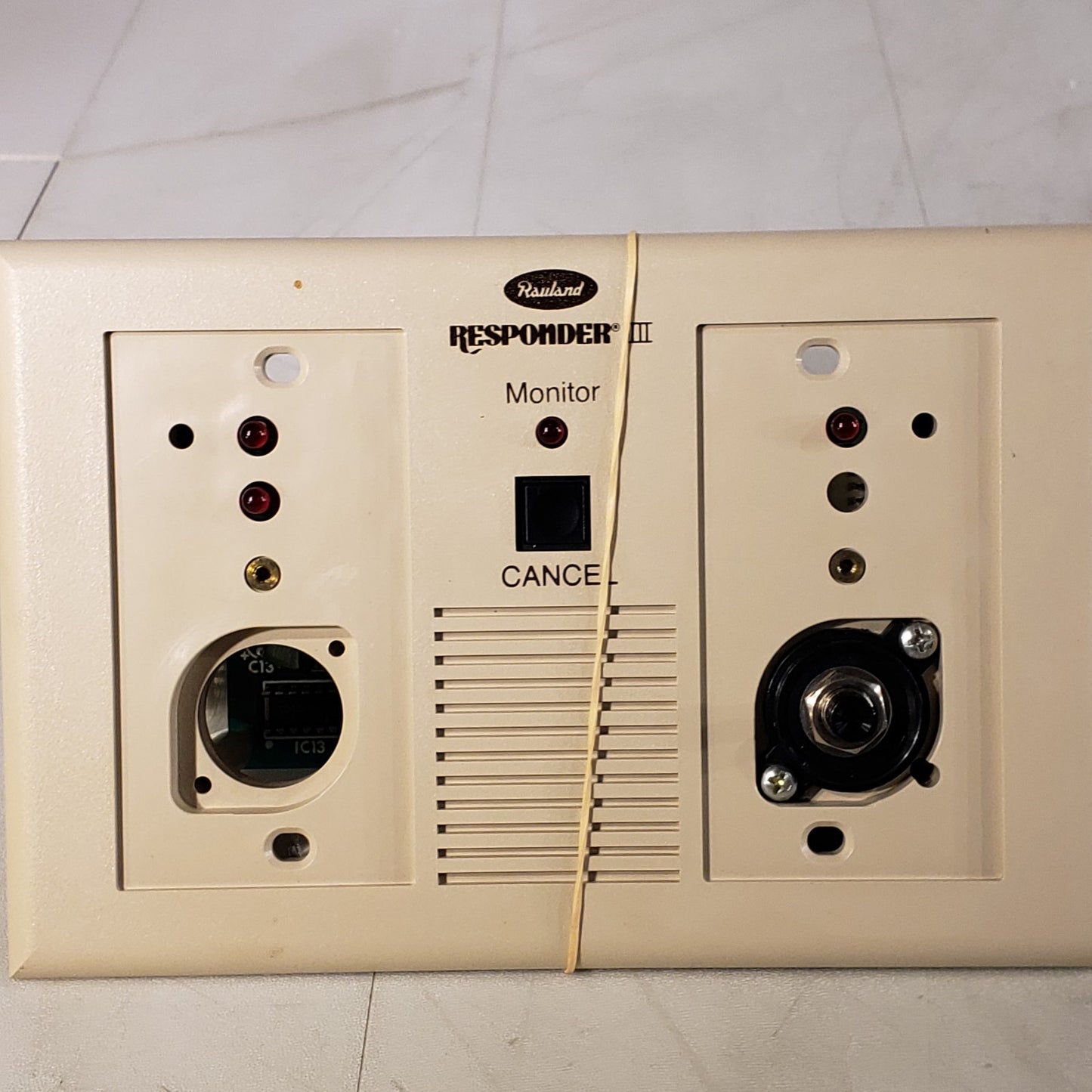 Rauland DS200 Responder III Dual Patient Station Alert System w Intercom Speaker