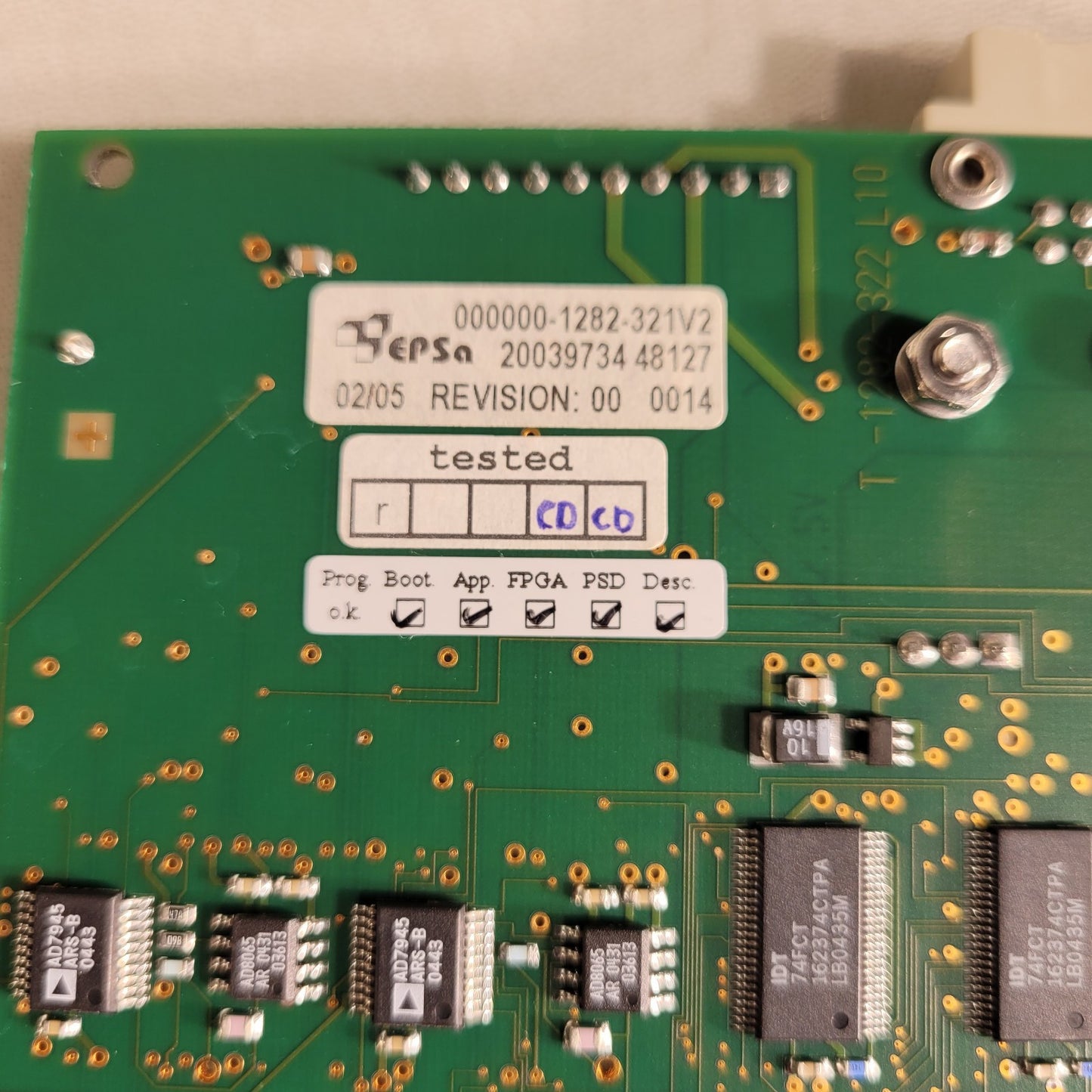 Zeiss LSM510 Front IO Board 4pin Lemo Connector Lemo 30-pin FGJ.3B Port