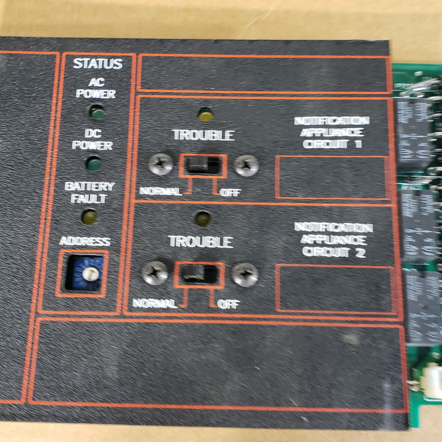 FCI 1120-0476 Rev G 7200 Fire Alarm Control Board Fire Control Instruments