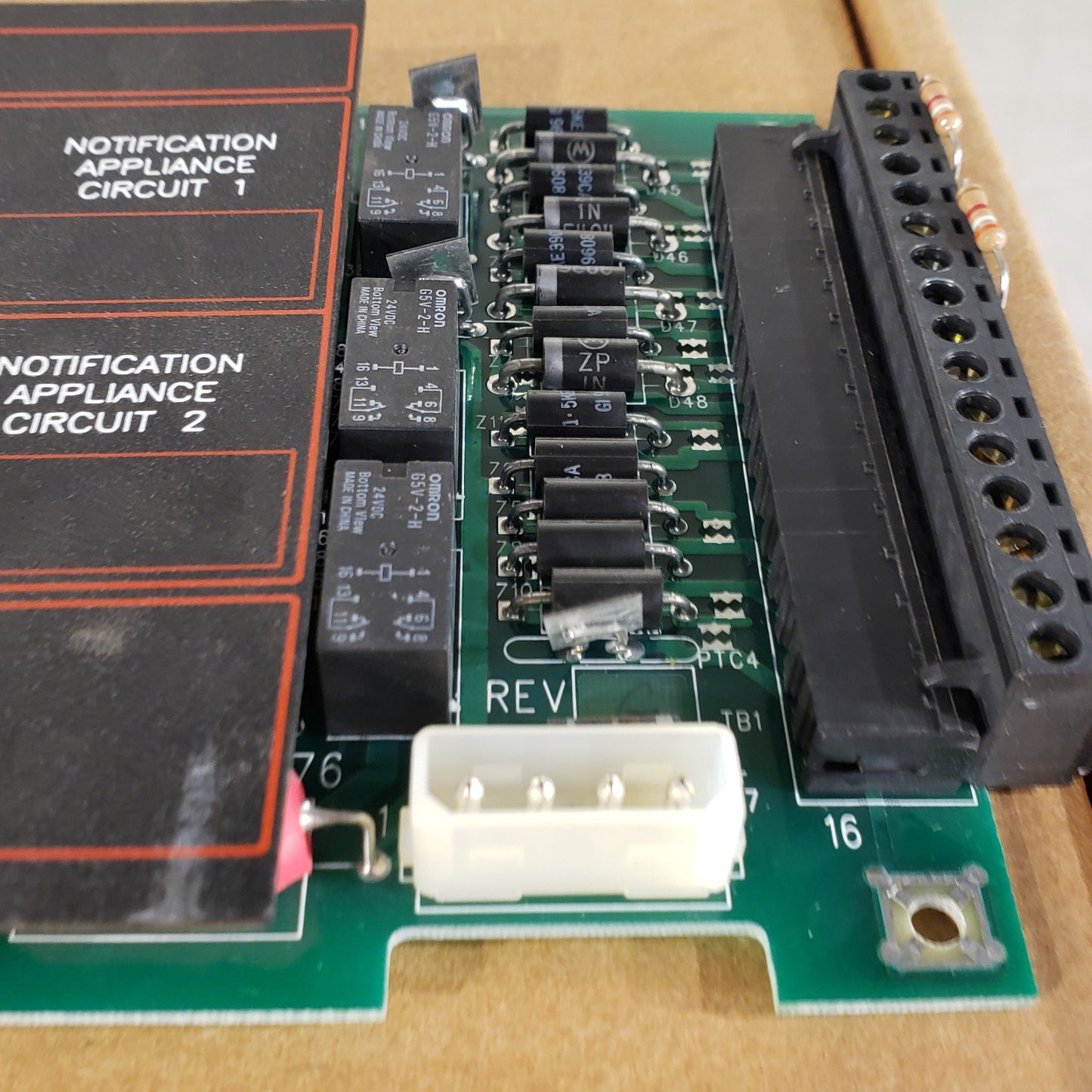 FCI 1120-0476 Rev G 7200 Fire Alarm Control Board Fire Control Instruments