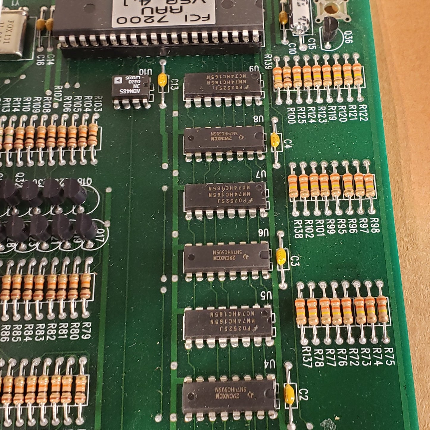 FCI RAU 1120-0479 Rev C 7200 Alarm Control Board Fire Control Instruments