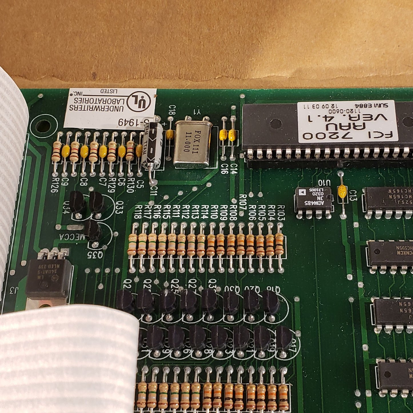 FCI RAU 1120-0479 Rev C 7200 Alarm Control Board Fire Control Instruments