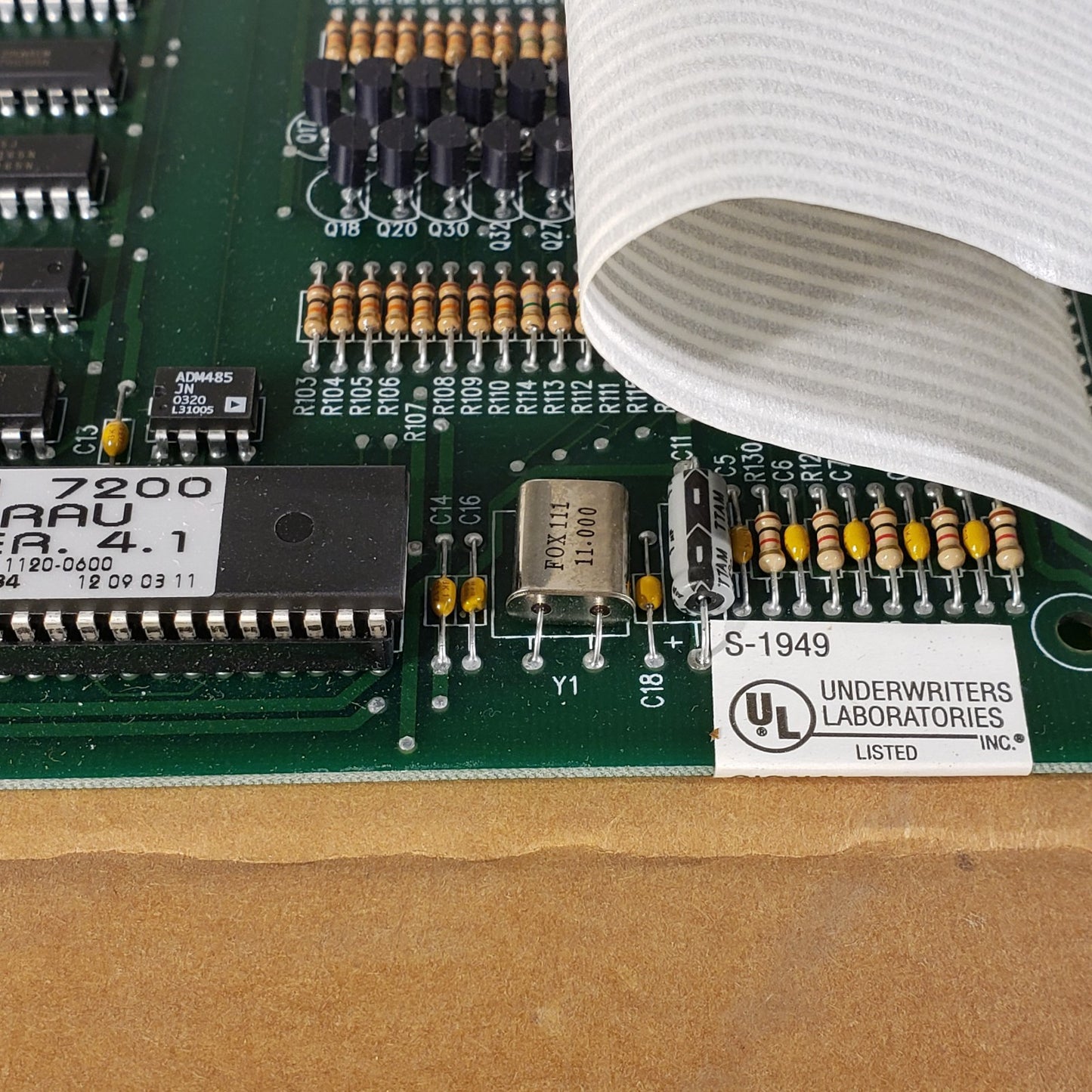 FCI RAU 1120-0479 Rev C 7200 Alarm Control Board Fire Control Instruments