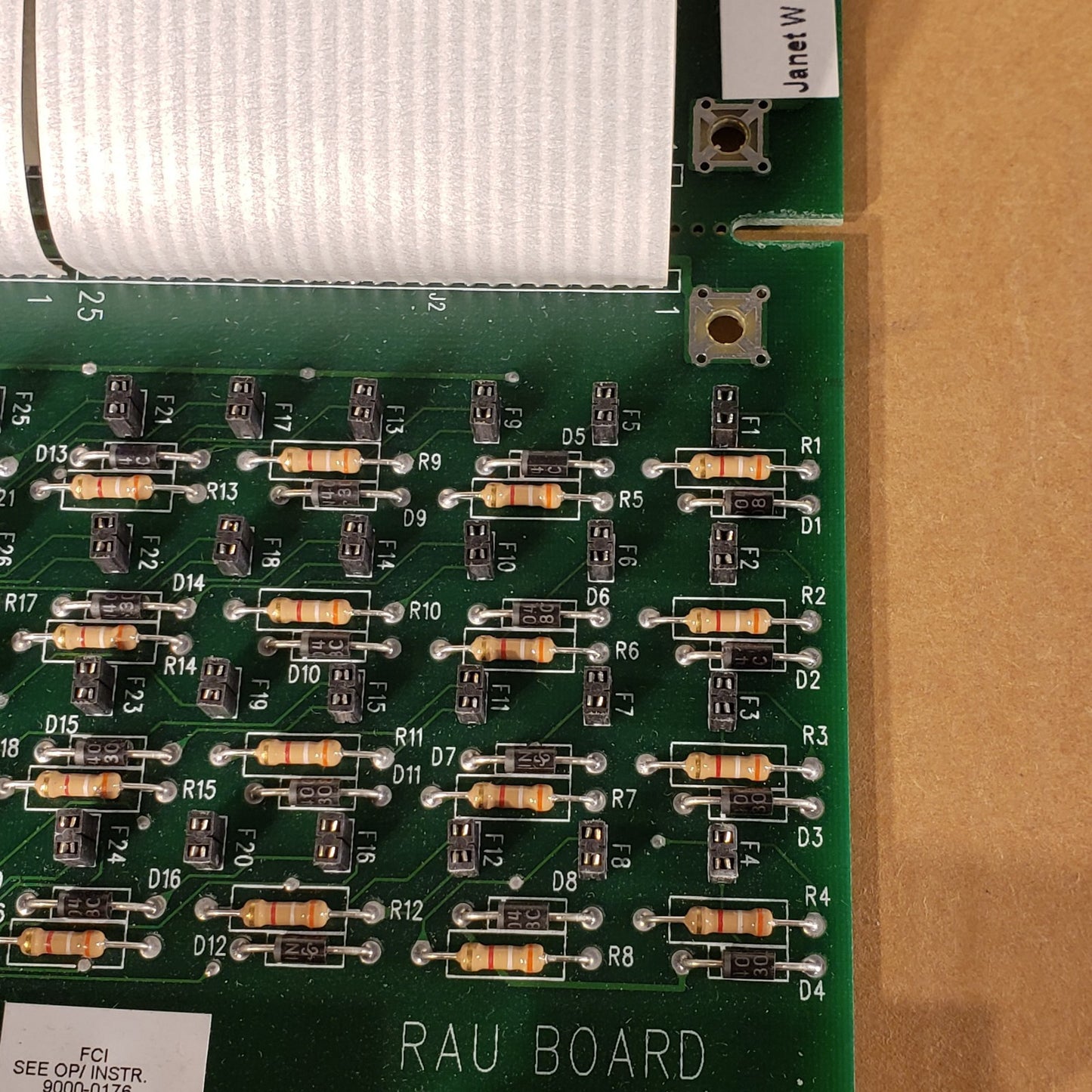 FCI RAU 1120-0479 Rev C 7200 Alarm Control Board Fire Control Instruments
