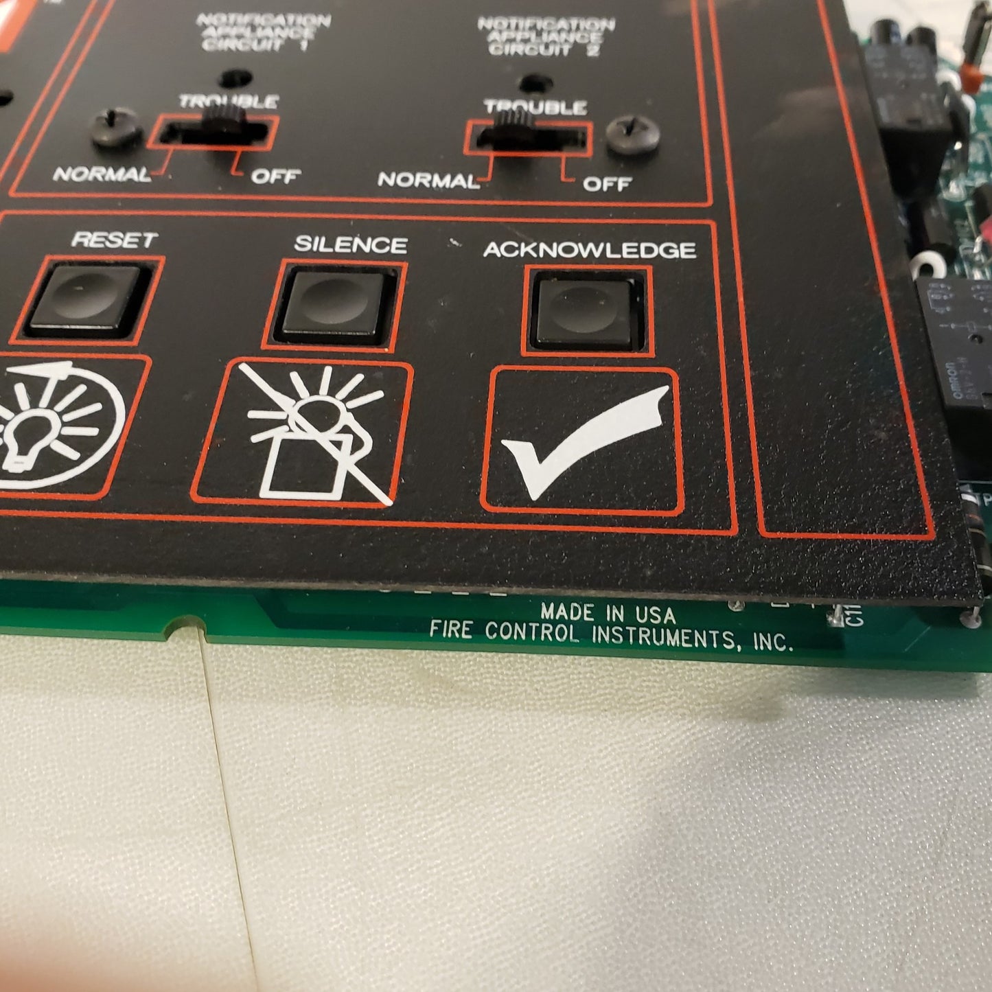 FCI DIU 1120-0541 Rev H 7200 Fire Alarm Control Board Fire Control Instruments