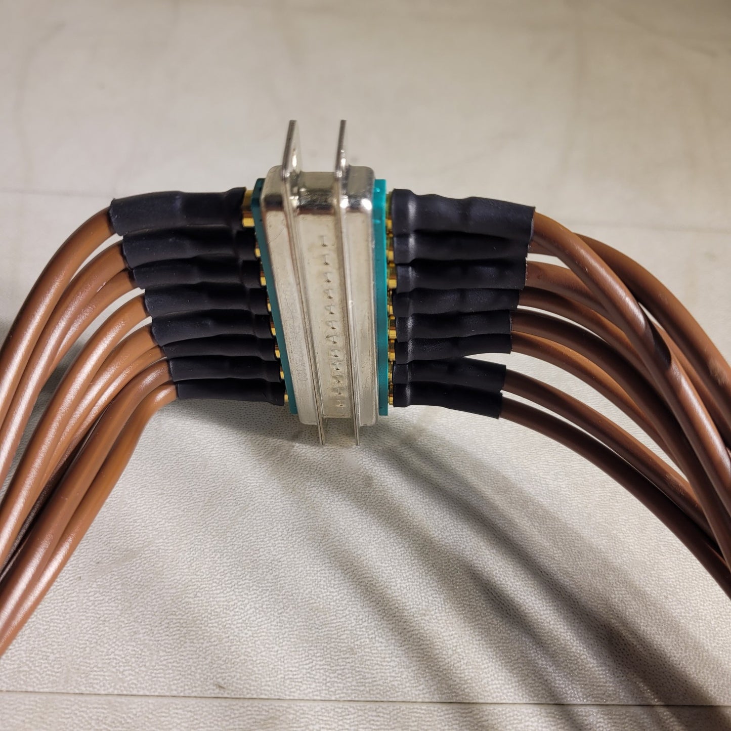 8-pin D-sub DC-8 8W8 DC8W8 High Current Cable 12 AWG 50cm Length Female To Male