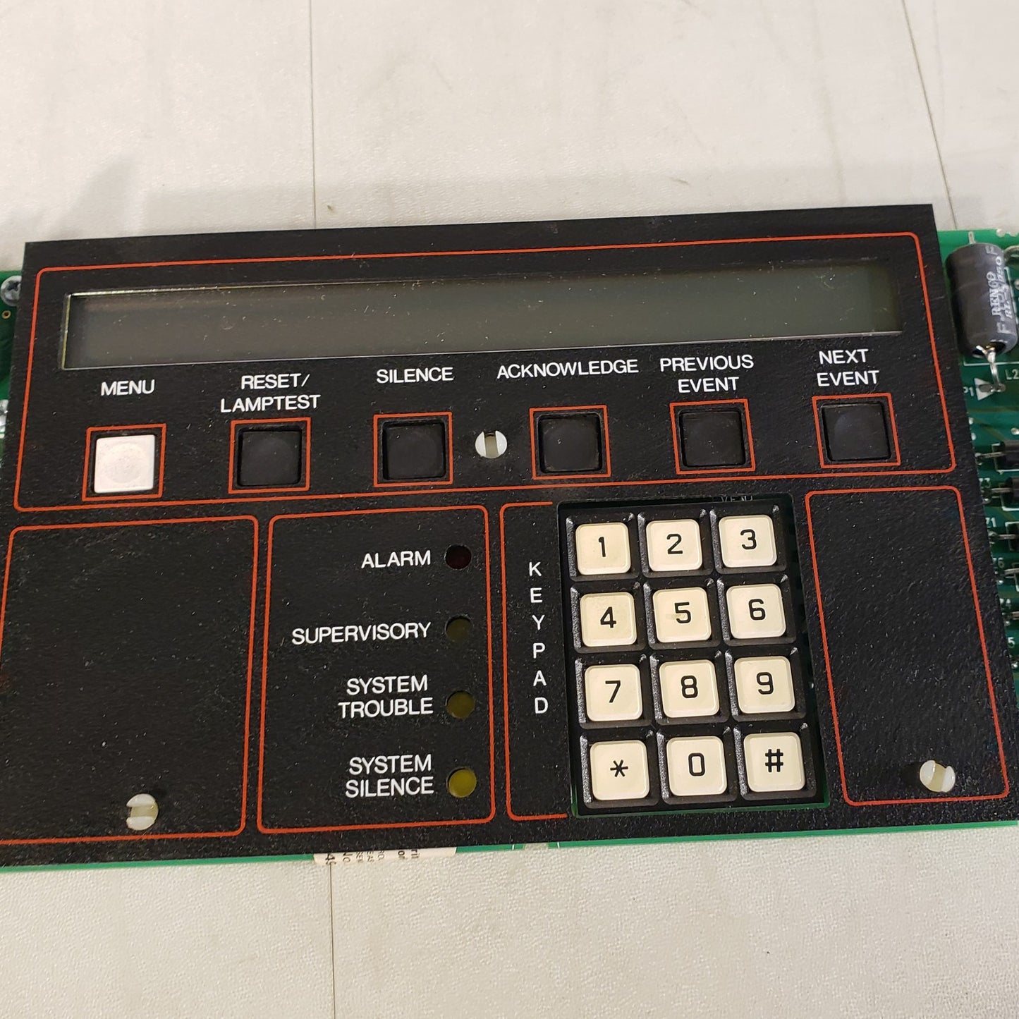 FCI KDU 1120-0512 Rev F 7200 Fire Alarm Control Board Fire Control Instruments