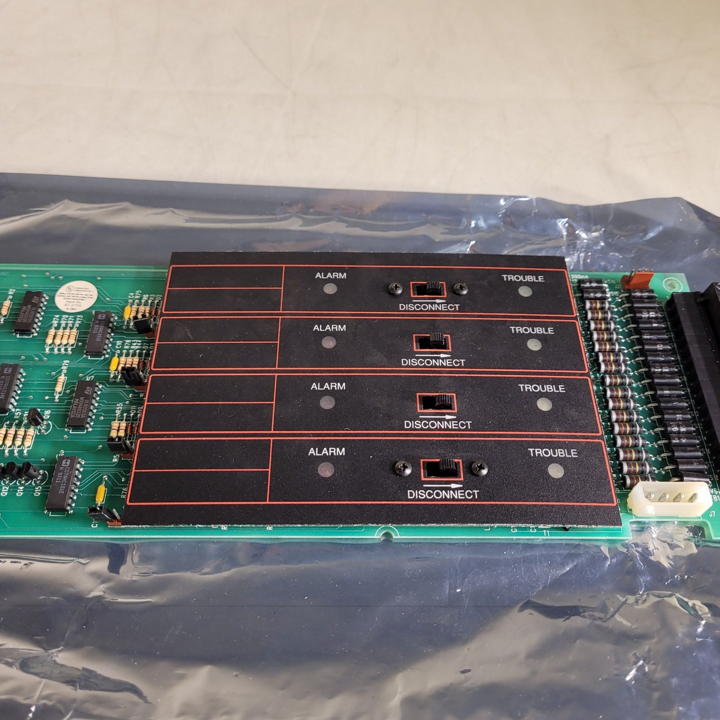 FCI QZU 1120-0470 7200 Fire Alarm Control Board Fire Control Instruments