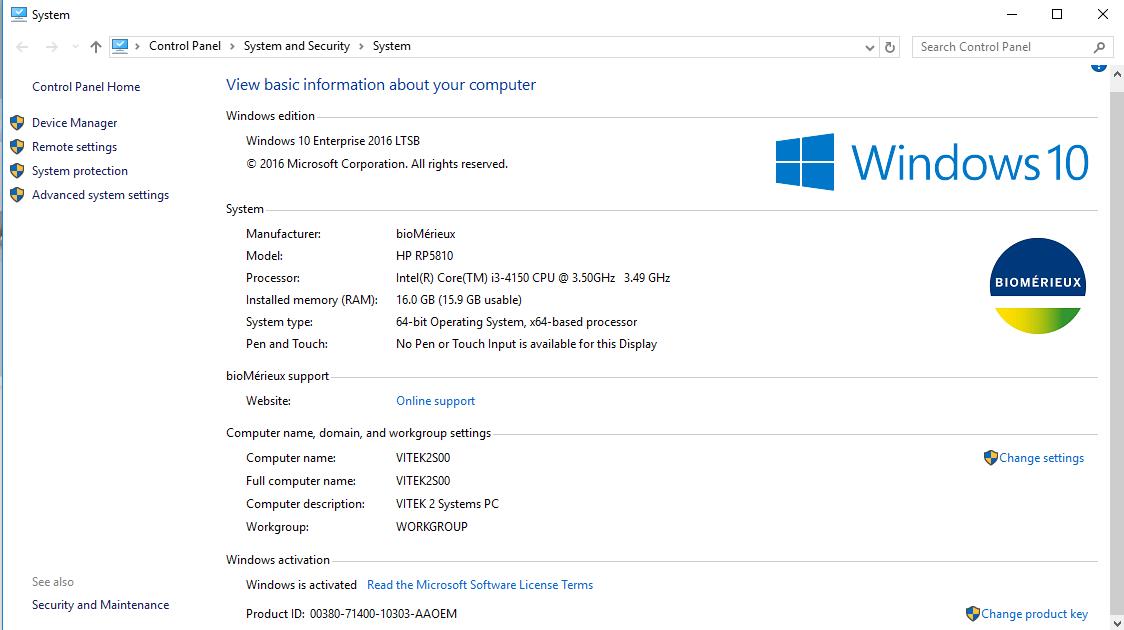 BioMerieux Vitek 2 Compact With Software And Accessories- For Parts