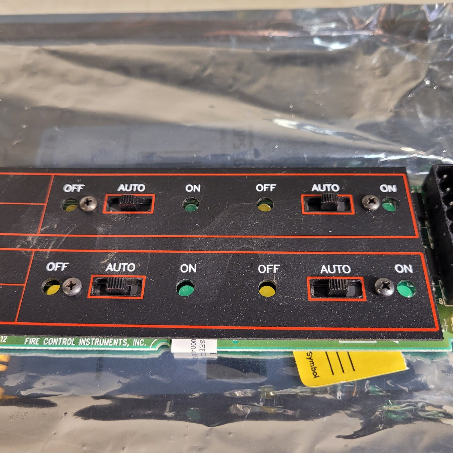 FCI QUR/E 1120-0586 RevA2 7200 Fire Alarm Control Board Fire Control Instruments