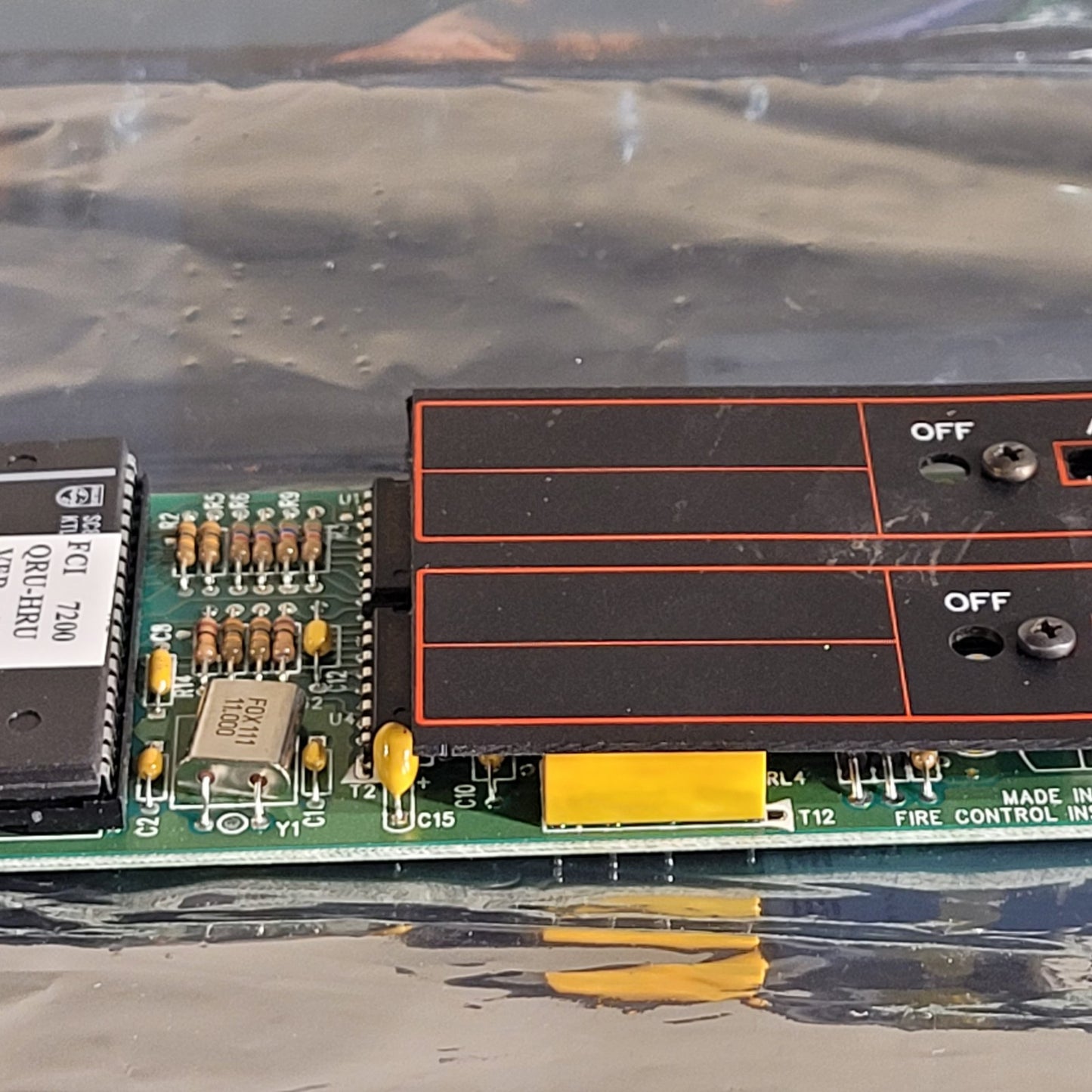 FCI QUR/E 1120-0586 RevA2 7200 Fire Alarm Control Board Fire Control Instruments