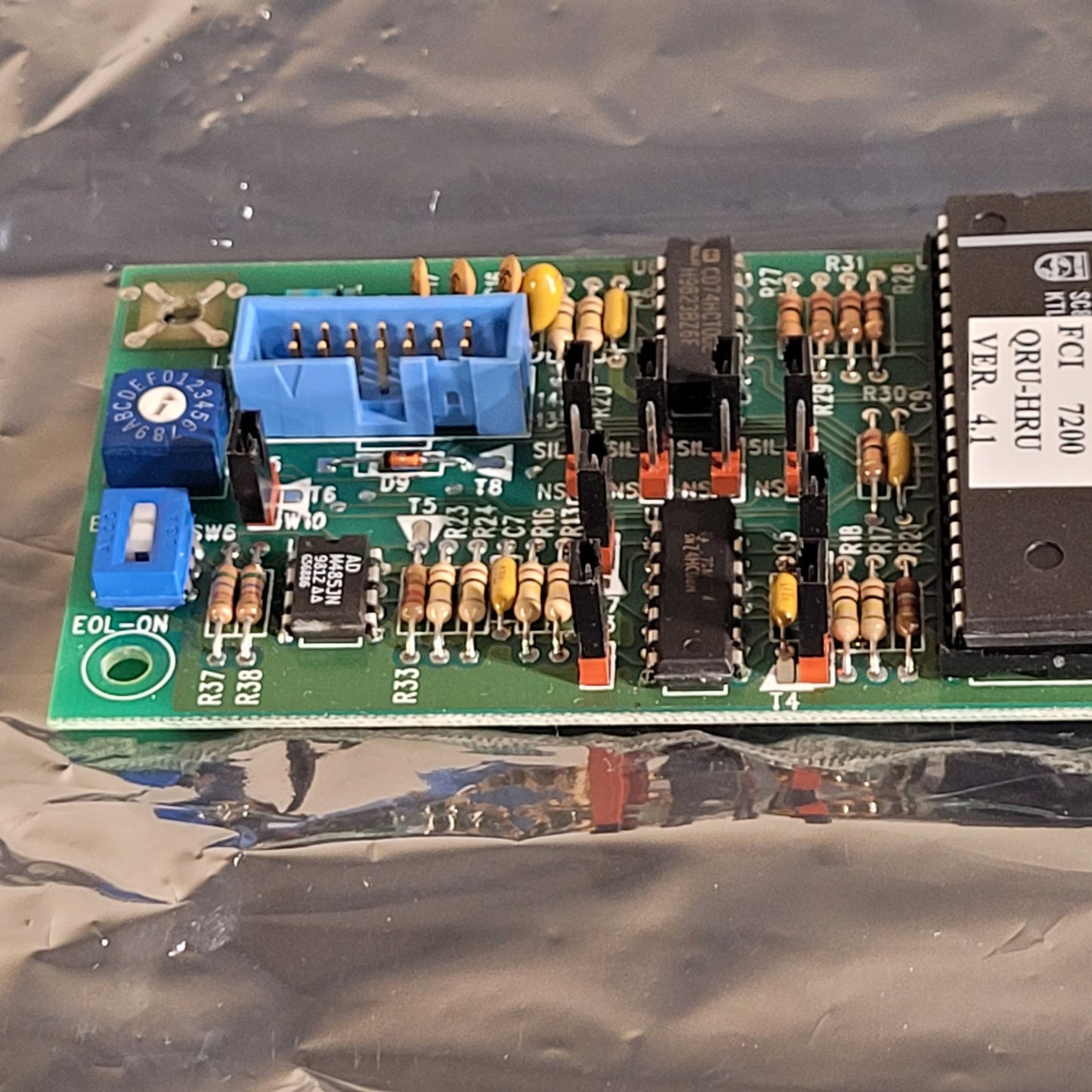 FCI QUR/E 1120-0586 RevA2 7200 Fire Alarm Control Board Fire Control Instruments
