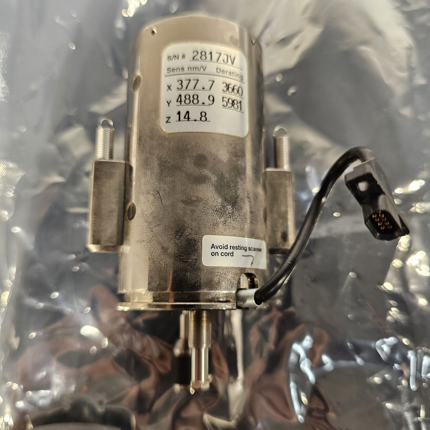 Digital Instruments MMAFM-2 J-Scanner and Upper Optical Head AFM Parts