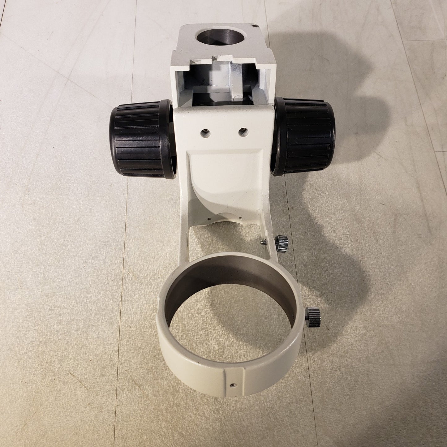 Nikon Stereo Microscope Focus Block 76mm Collar 32mm Tube Mount Slot Holder