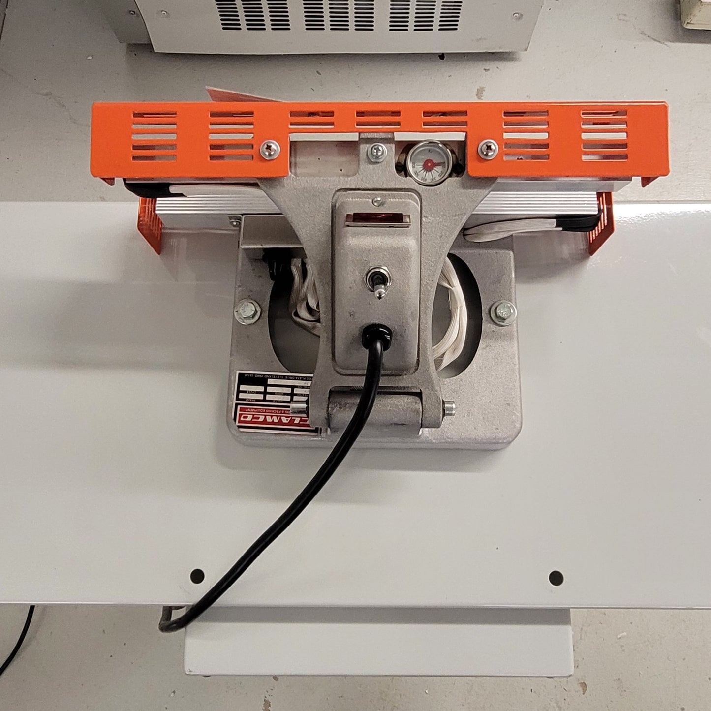 Clamco 242B Bench Mounted Heat Bag Sealer 12in Seal Bar Foot Pedal w/ Stand
