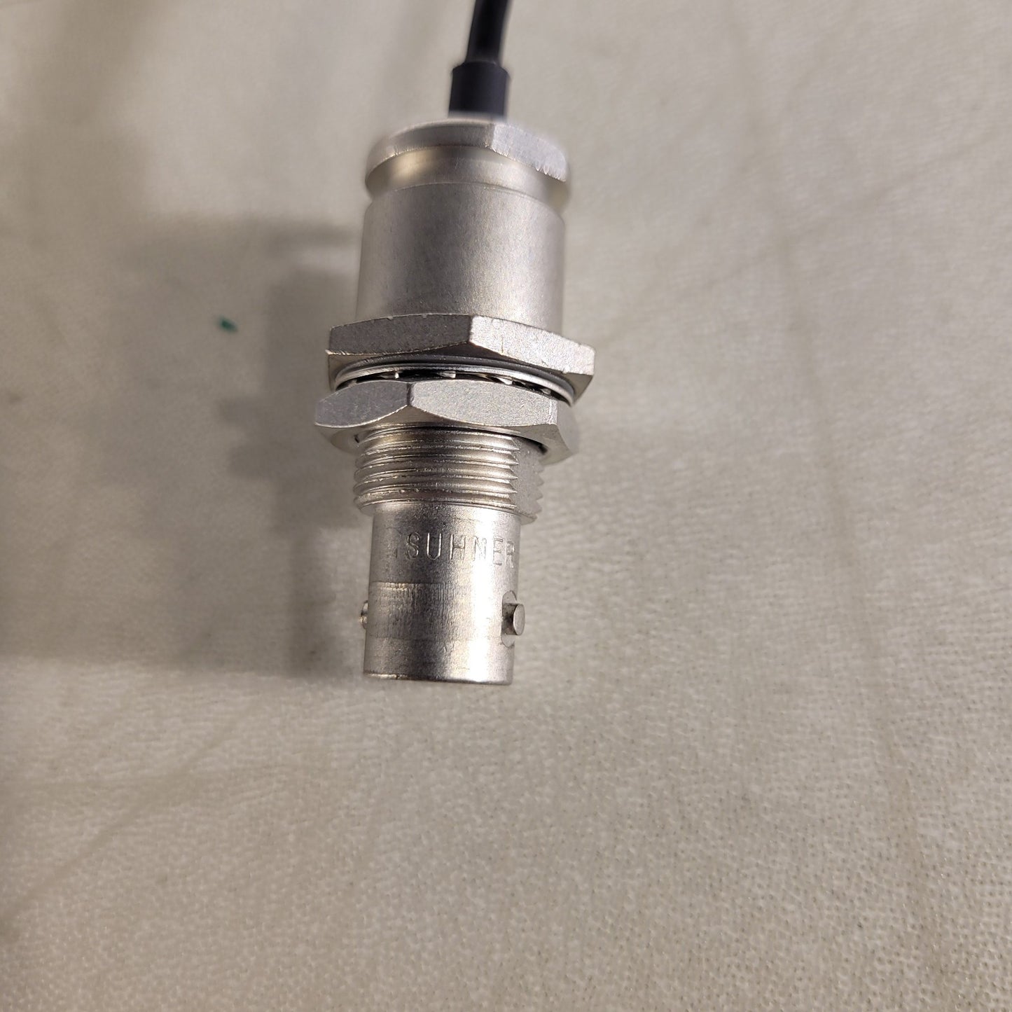 Huber Suhner Male SMA To Female BNC Cable 1ft Mini Jumper Patch Adapter