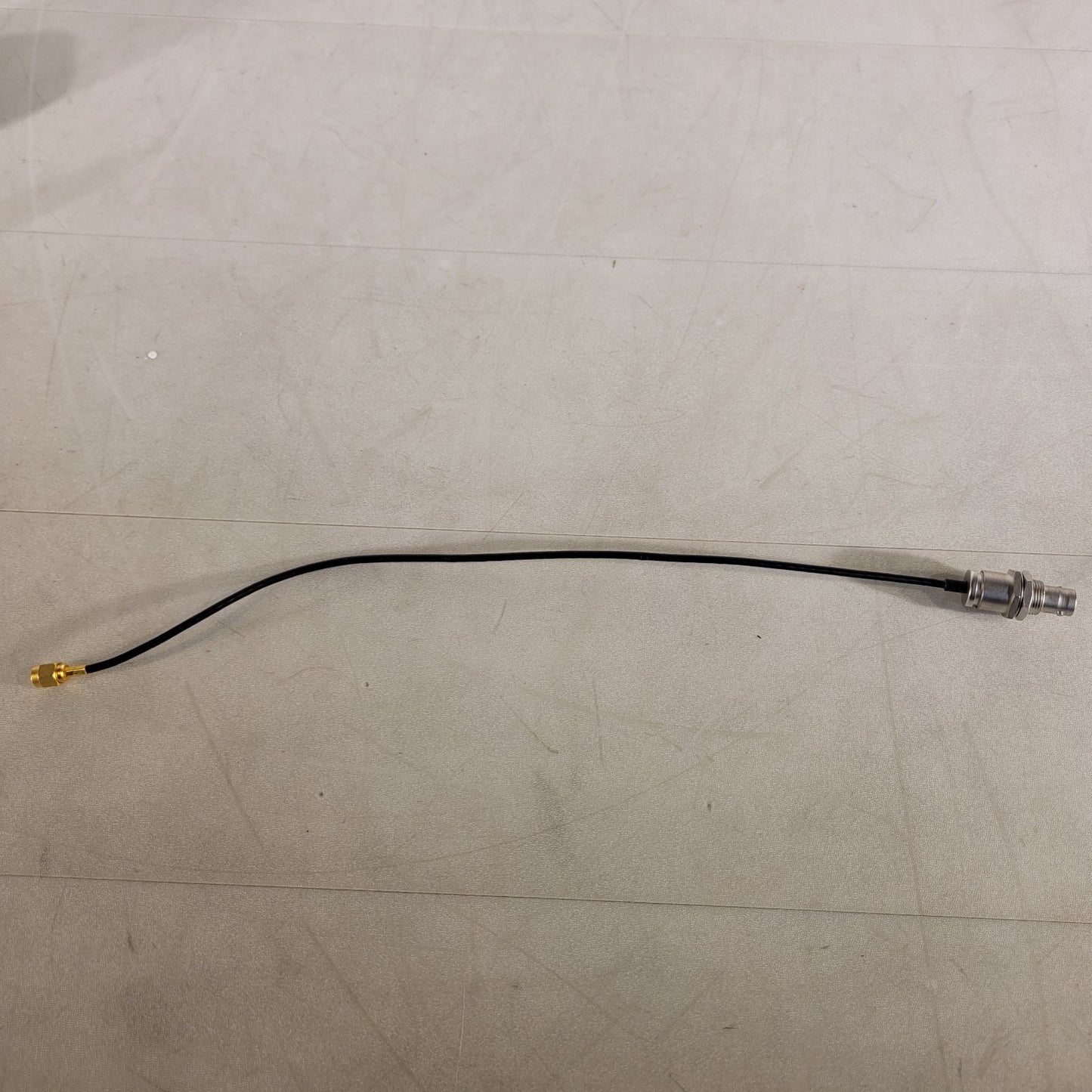 Huber Suhner Male SMA To Female BNC Cable 1ft Mini Jumper Patch Adapter
