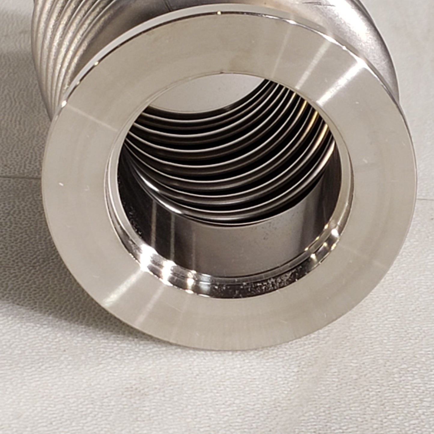 ISO KF25 NW25 Bellows Hose 3in Long High Vacuum Stainless Steel