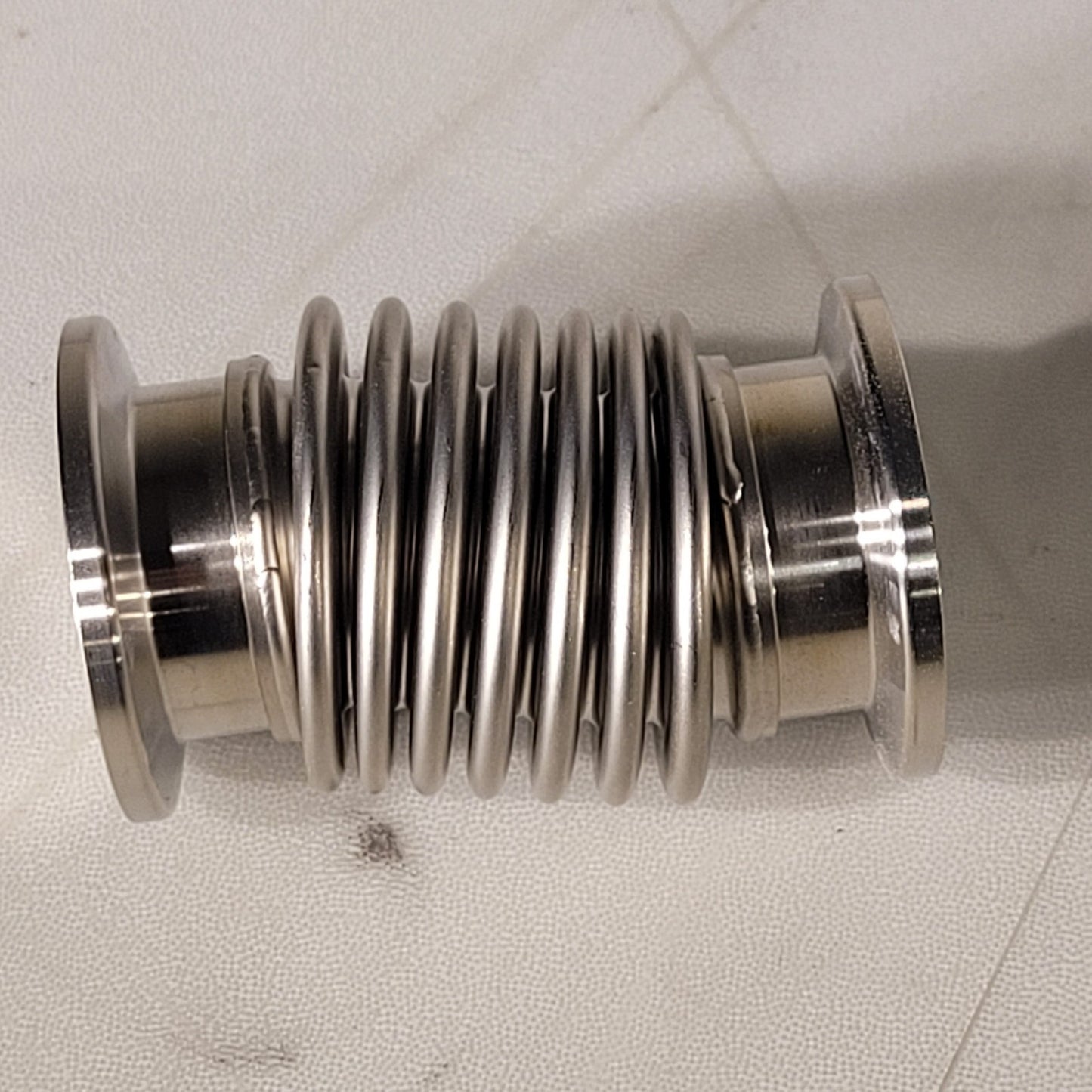 ISO KF25 NW25 Bellows Hose 3in Long High Vacuum Stainless Steel