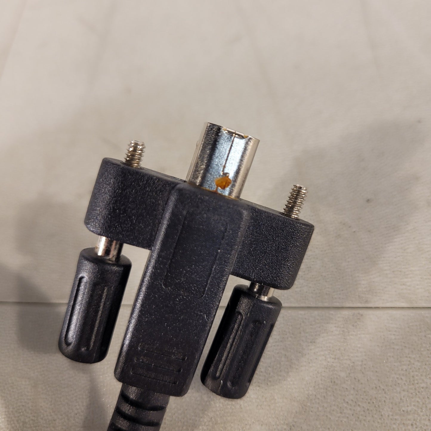 USB-A To USB-B 2.0 Cable 5ft Screw-in Connector Stress Relief Block Header