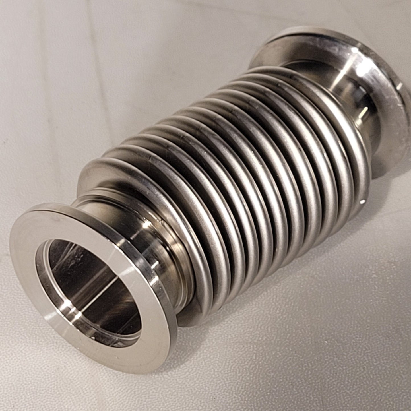ISO KF25 NW25 Bellows Hose 3 in Long High Vacuum Stainless Steel