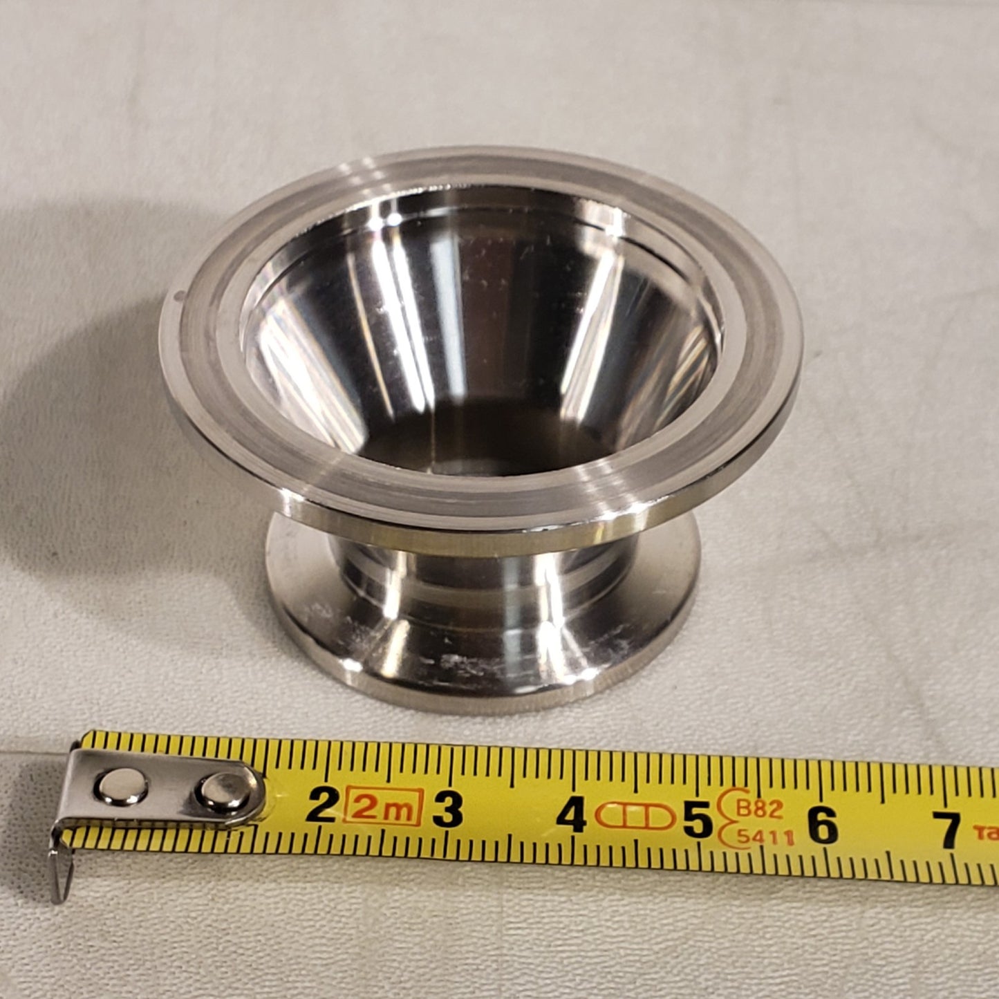 ISO KF40 Reducer KF25 Full Nipple High Vacuum Adapter NW40 NW25 Stainless Steel