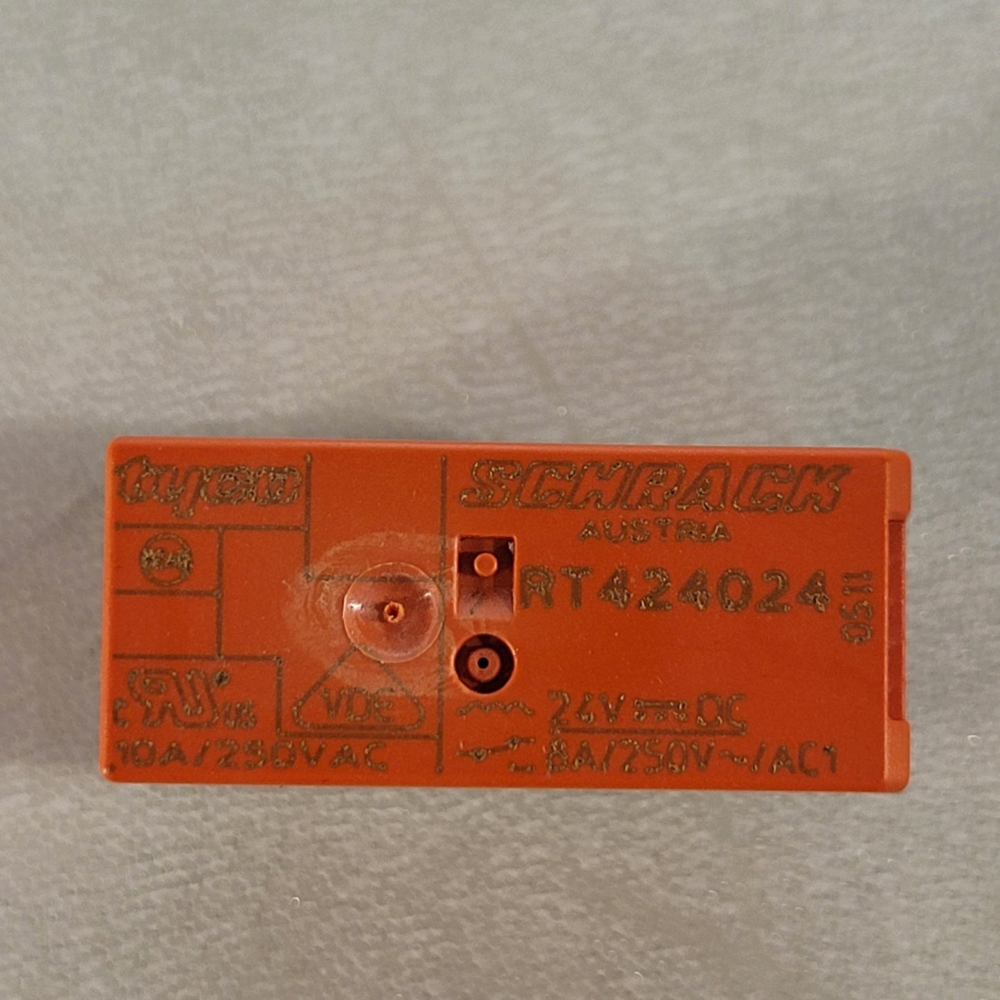 Schrack Relay RT424024 General Purpose Relay 24VDC 8A