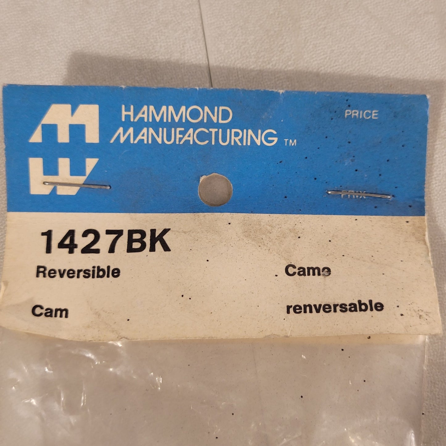 Hammond Manufacturing 1427BK Flush Lock Reversible Cam Camo