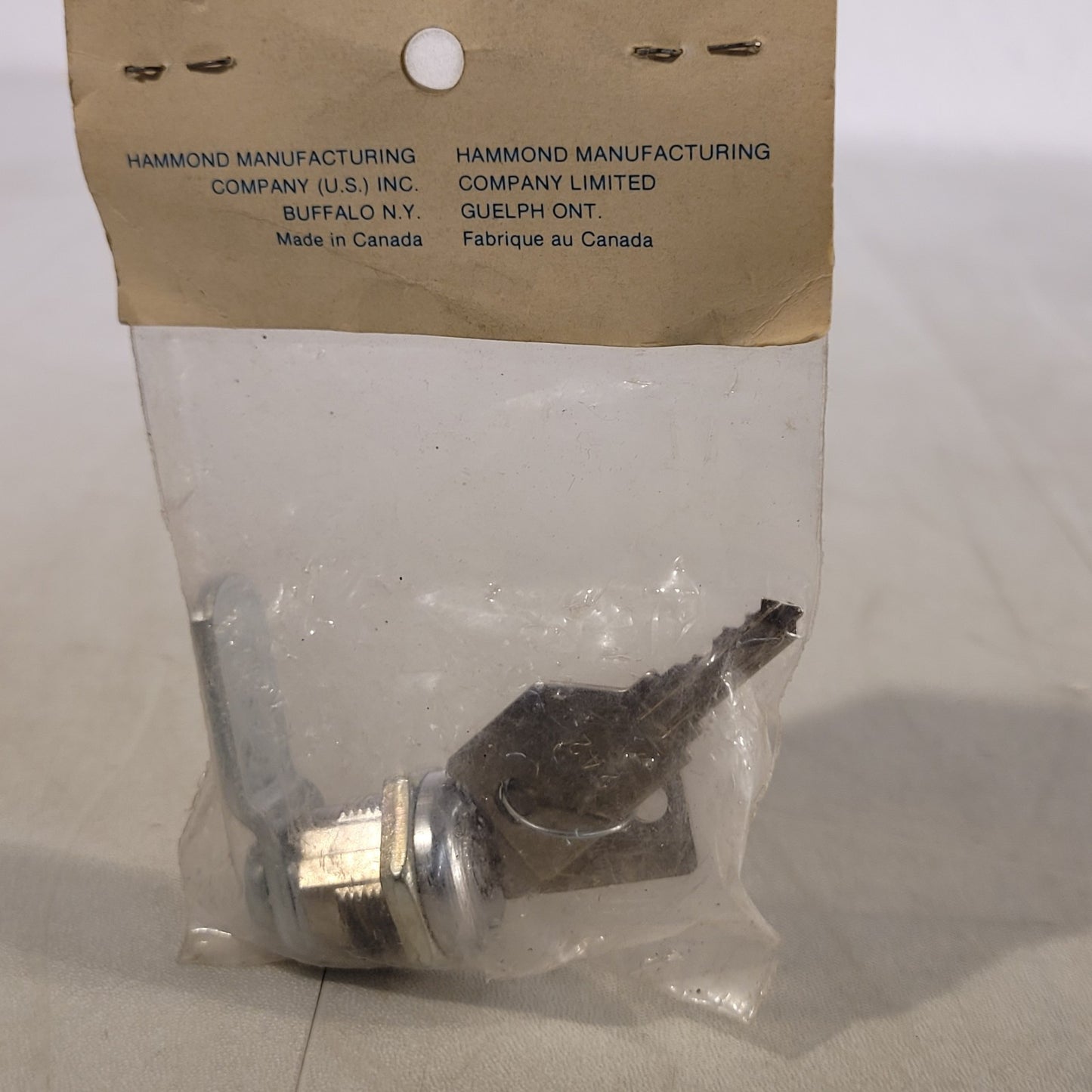 Hammond Manufacturing 1427BK Flush Lock Reversible Cam Camo