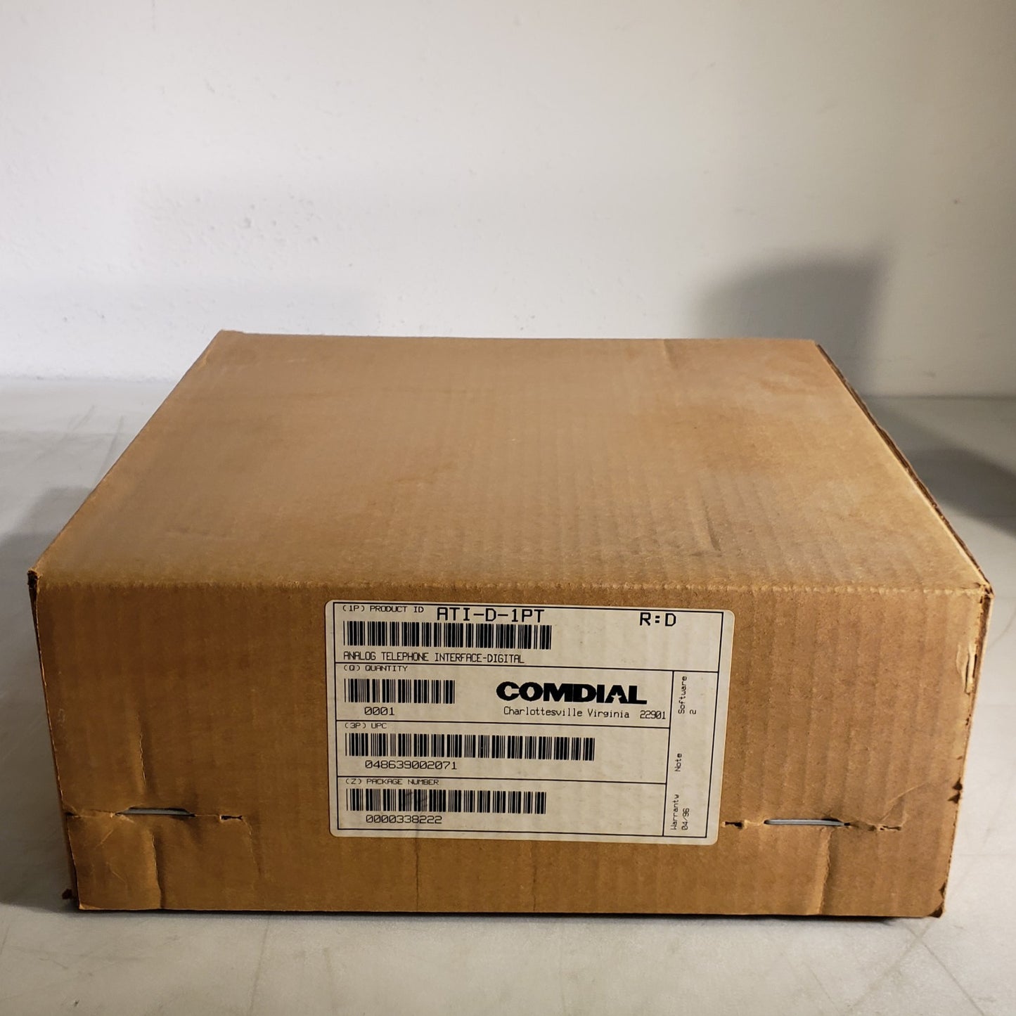 Comdial ATI-D-1PT 1 Port Analog Telephone Interface Digital 04863900271