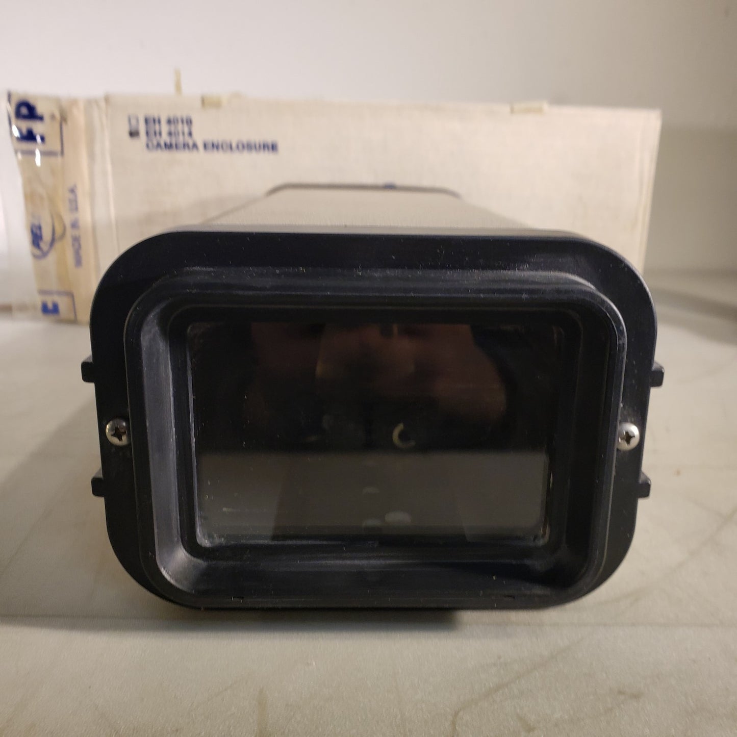 Peleco NEMA 3R Camera Enclosure Beige With Hardware One Side Clear Outside