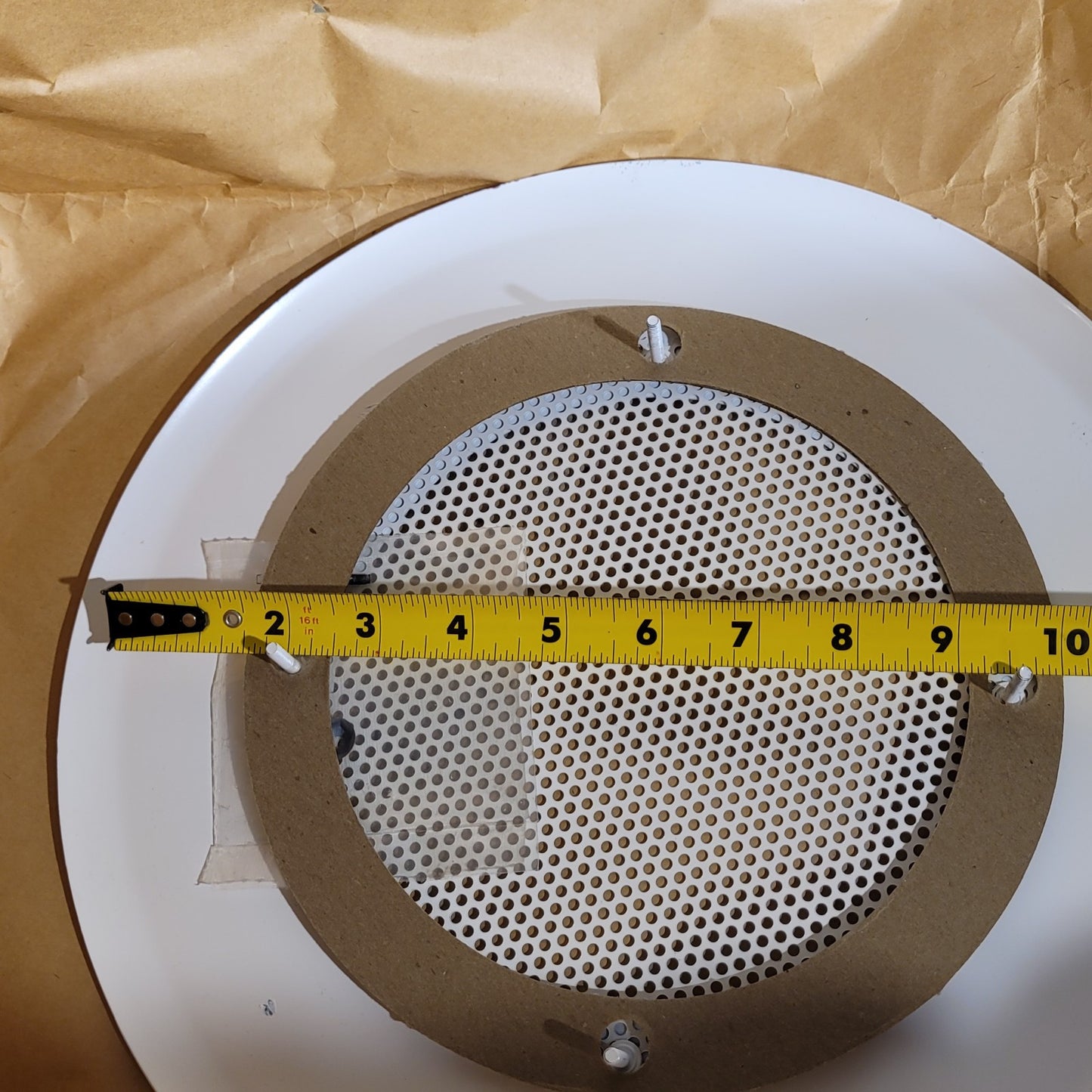 Soundolier T610-8W White Speaker Grills For 8" Speaker