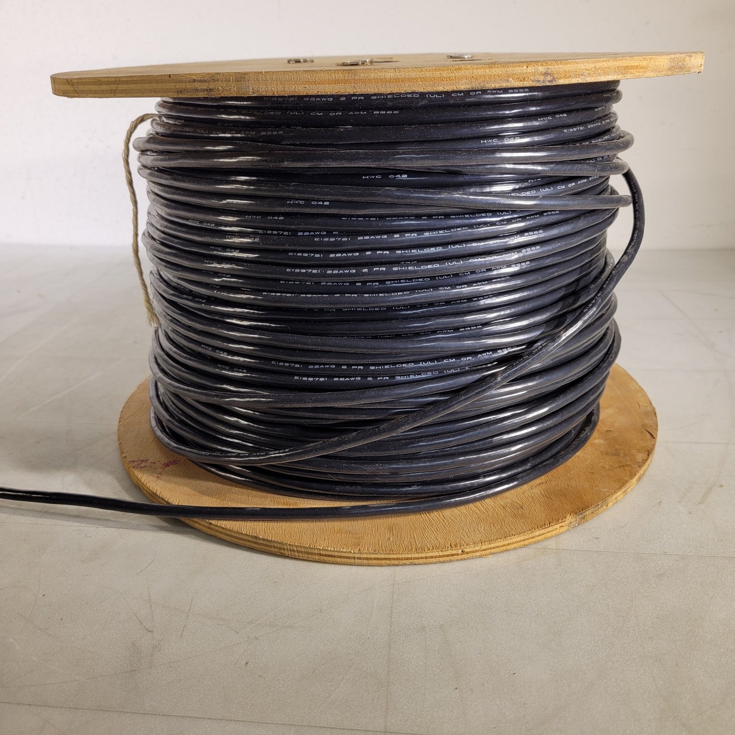 PRICE PER FOOT - HWC HWC042 22AWG 4-Conductor Shielded Wire Copper
