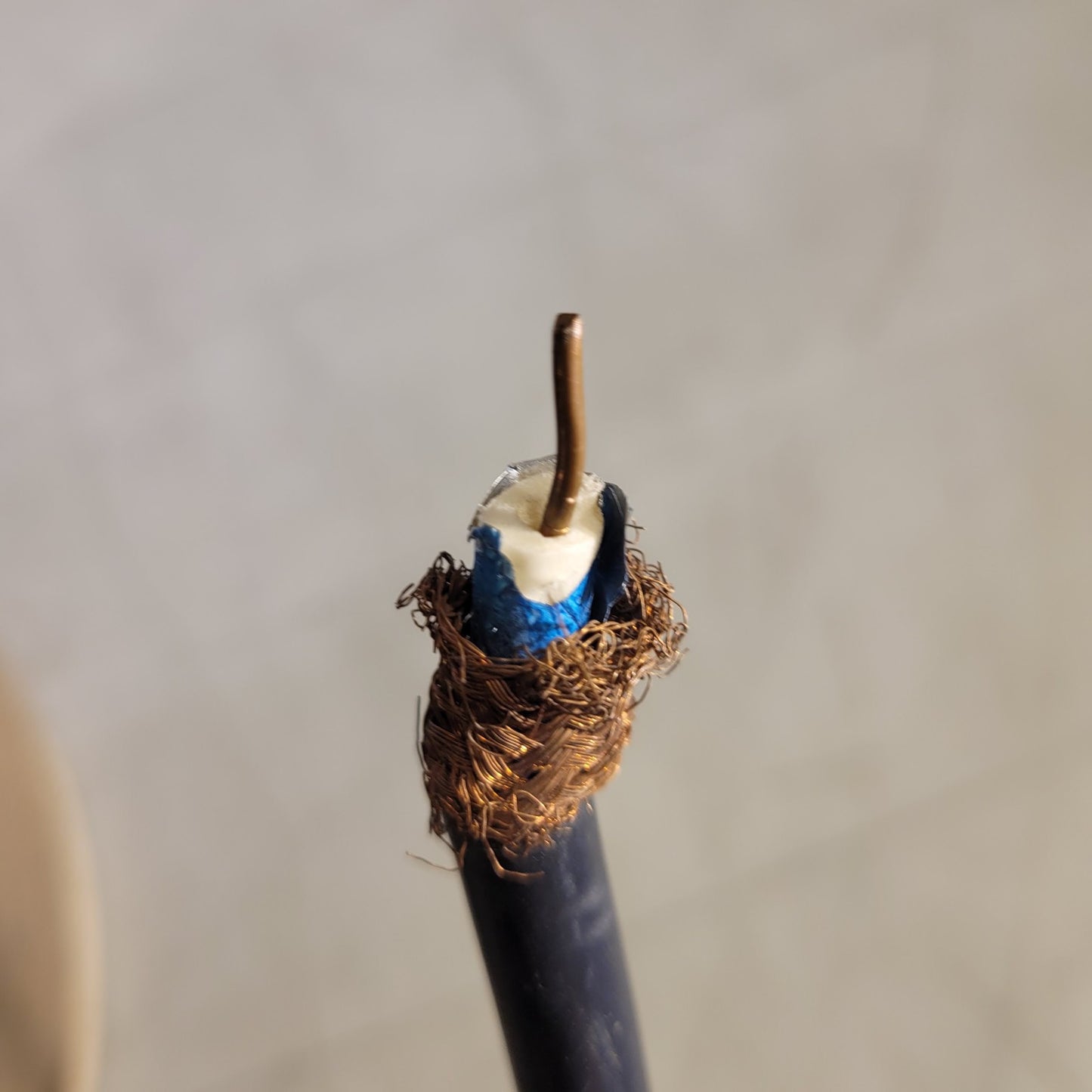 PRICE PER FOOT - West Penn 811 14AWG Solid Bare Copper RG11/U Bare Copper Braid