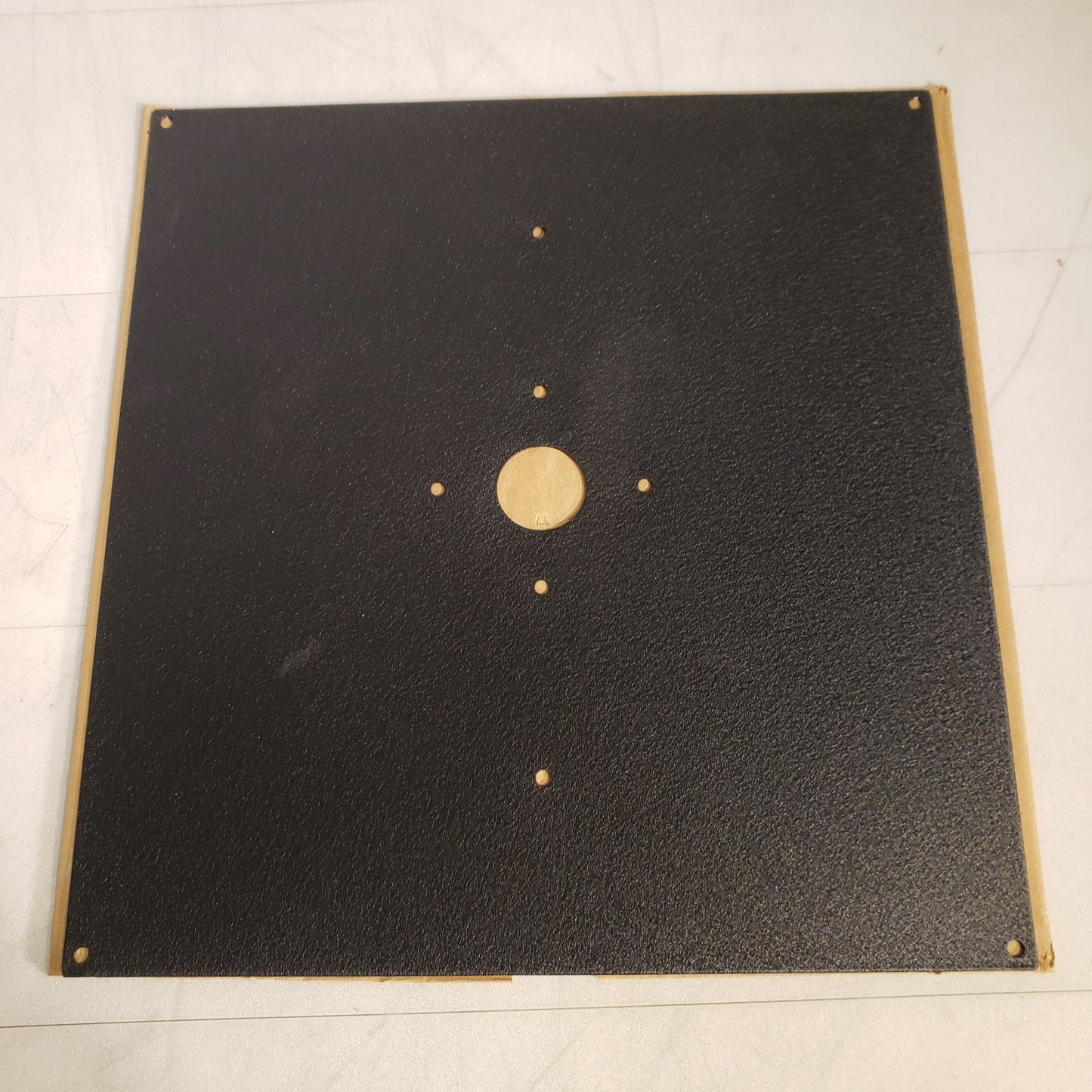 Back Plate For Digital Clock 12" X 12-1/2" Black