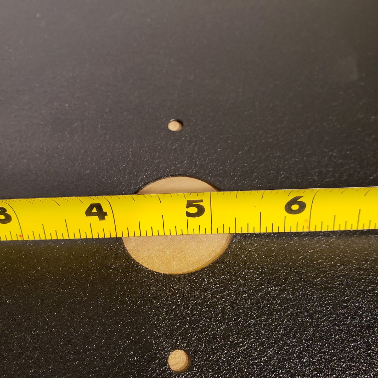 Back Plate For Digital Clock 12" X 12-1/2" Black