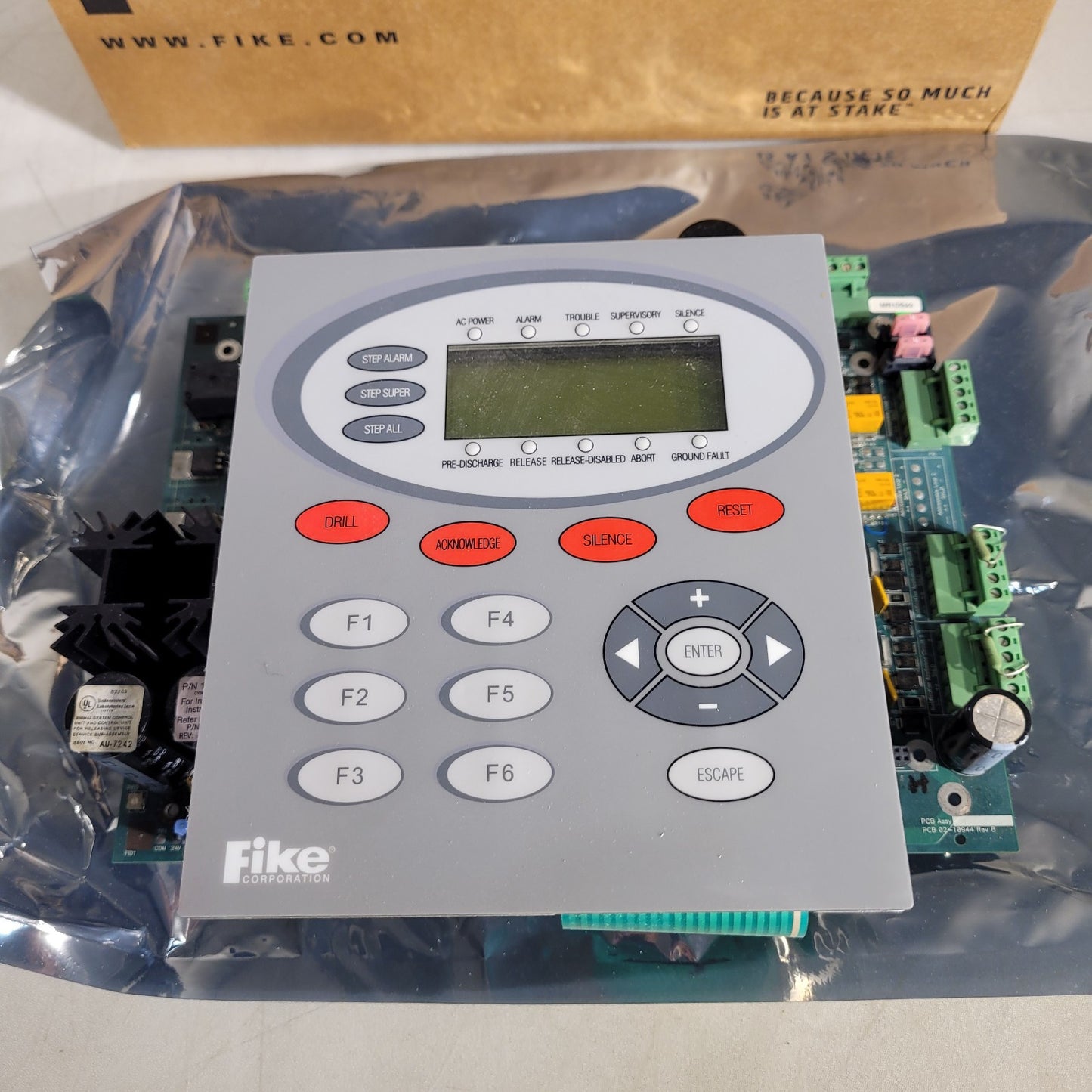 Fike 10-2525 Fire Alarm System Control Panel Cyber Cat 254