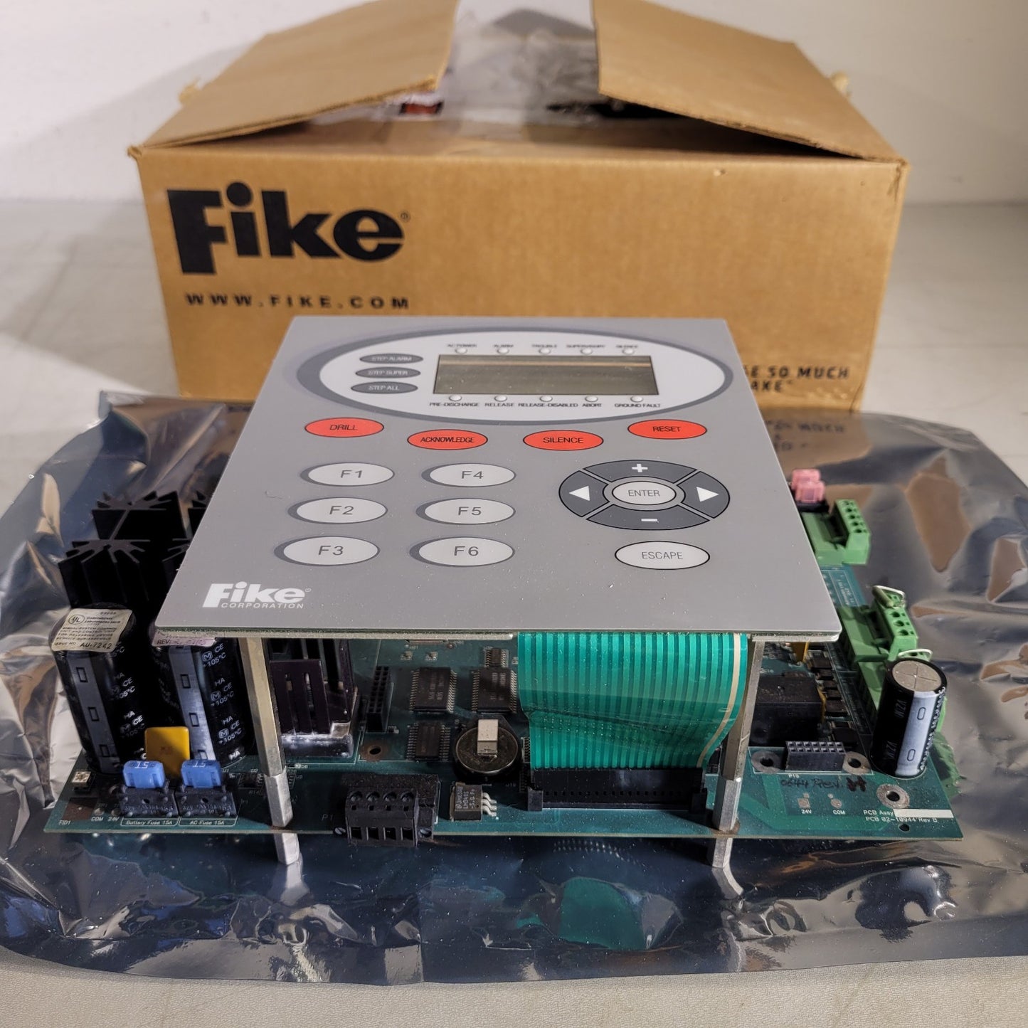 Fike 10-2525 Fire Alarm System Control Panel Cyber Cat 254