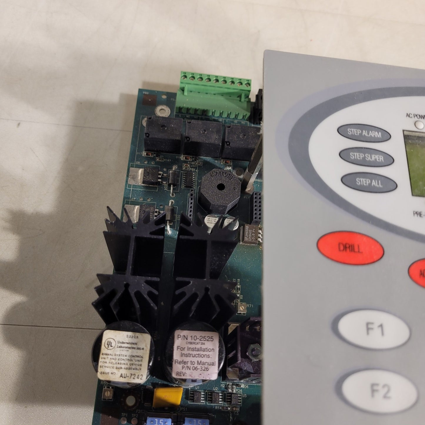 Fike 10-2525 Fire Alarm System Control Panel Cyber Cat 254